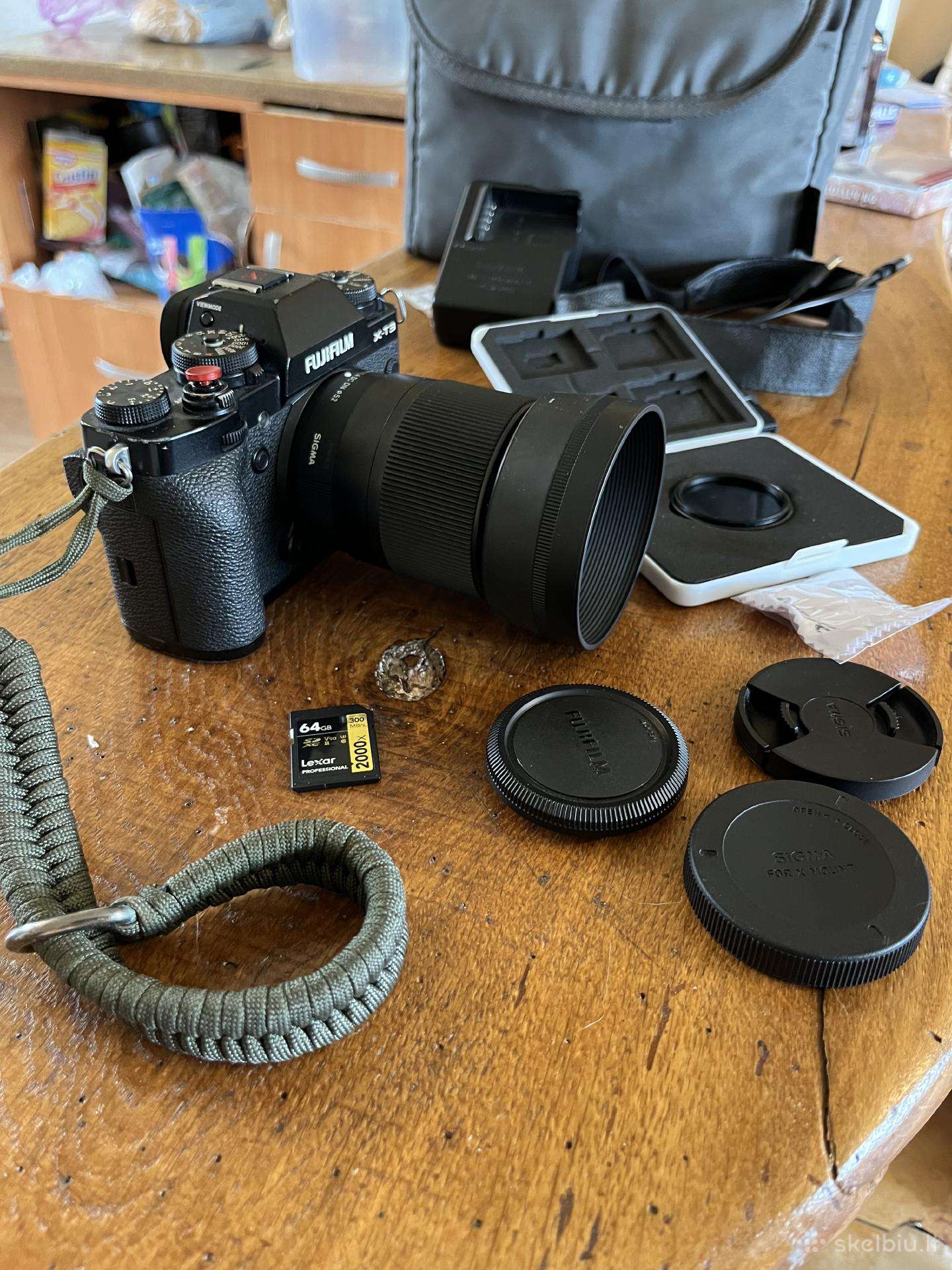 Fujifilm xt3 kamera + 30mm objektyvas