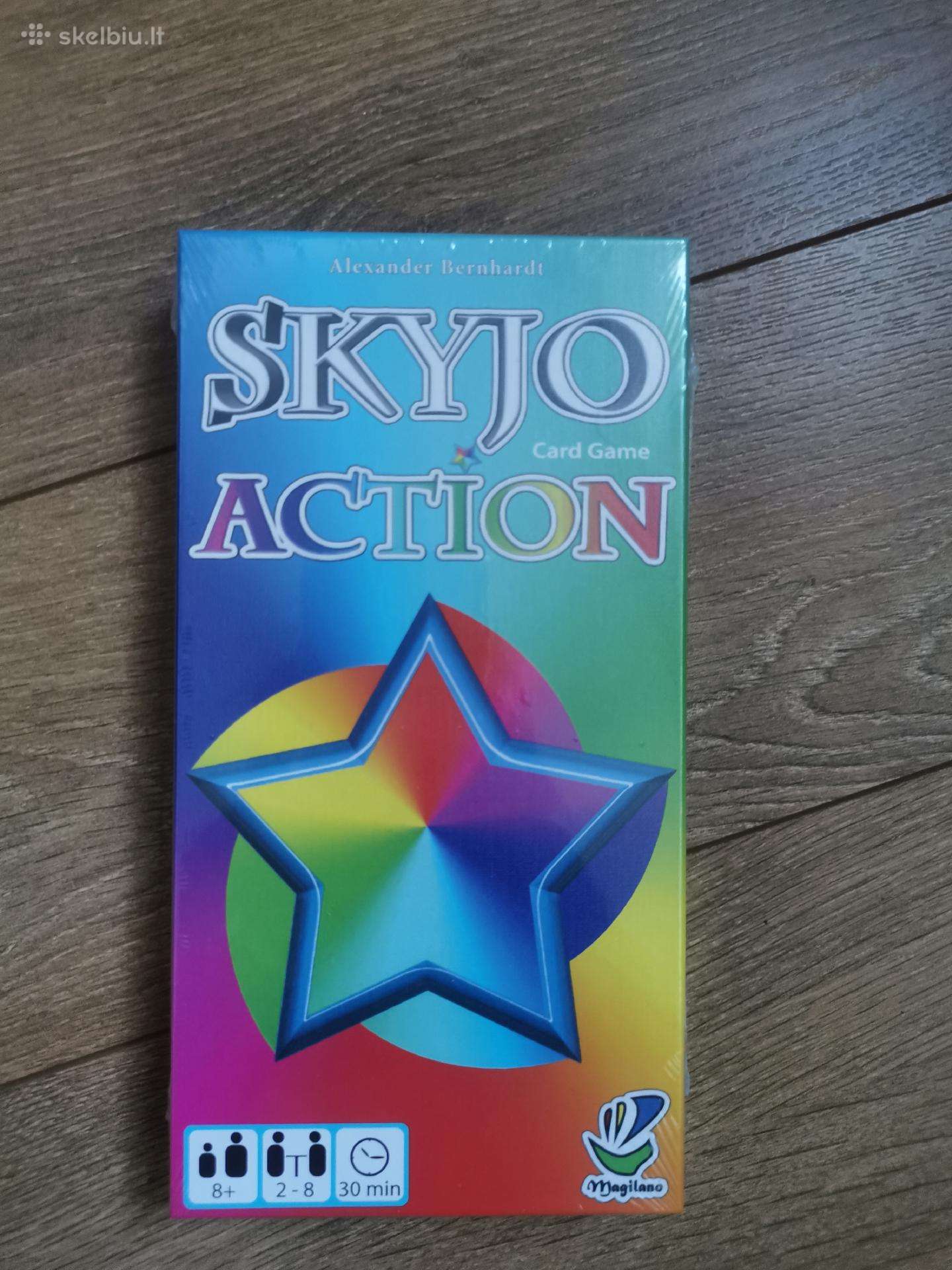 Skyjo action orginalus kortų žaidimas new