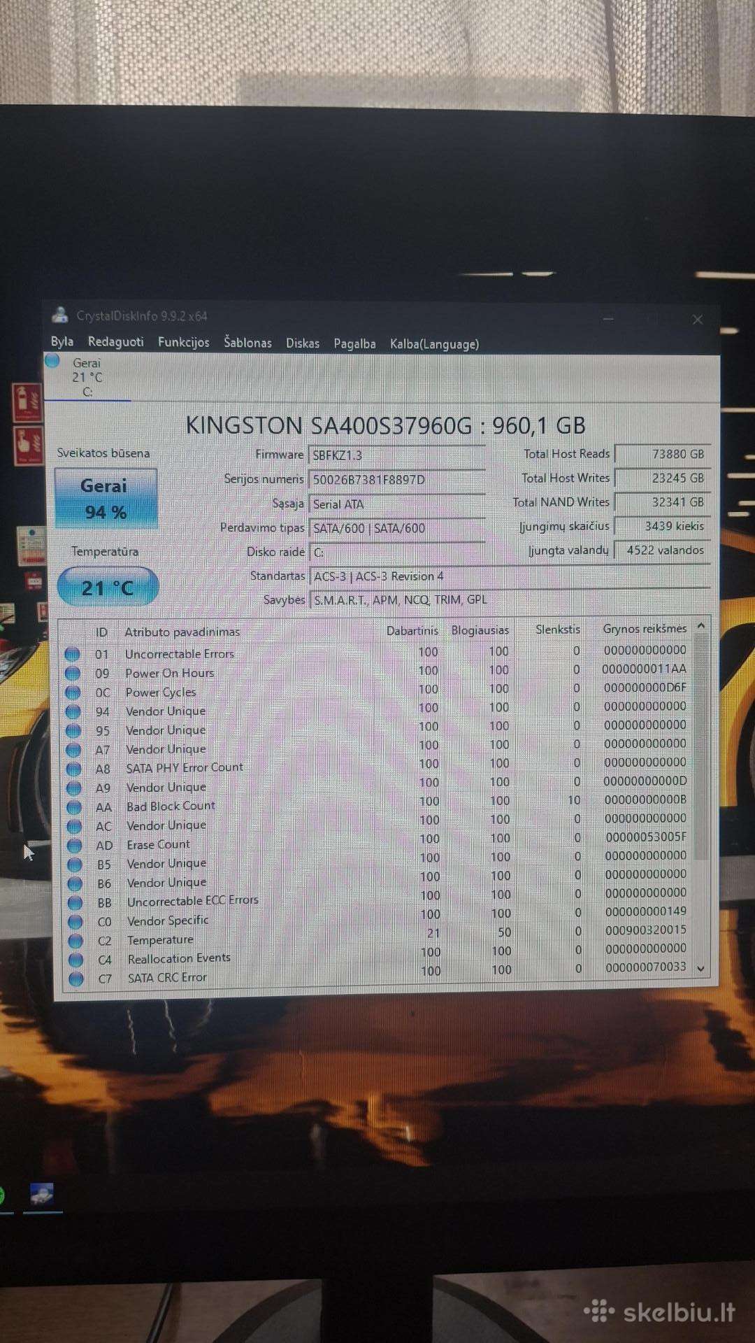 Kietasis diskas "Kingston"