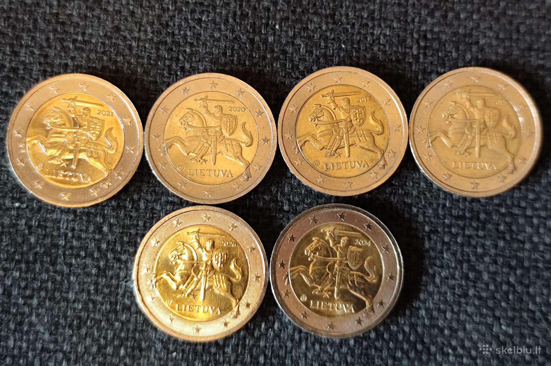 Lietuva 2€. Iš apyvartos.
