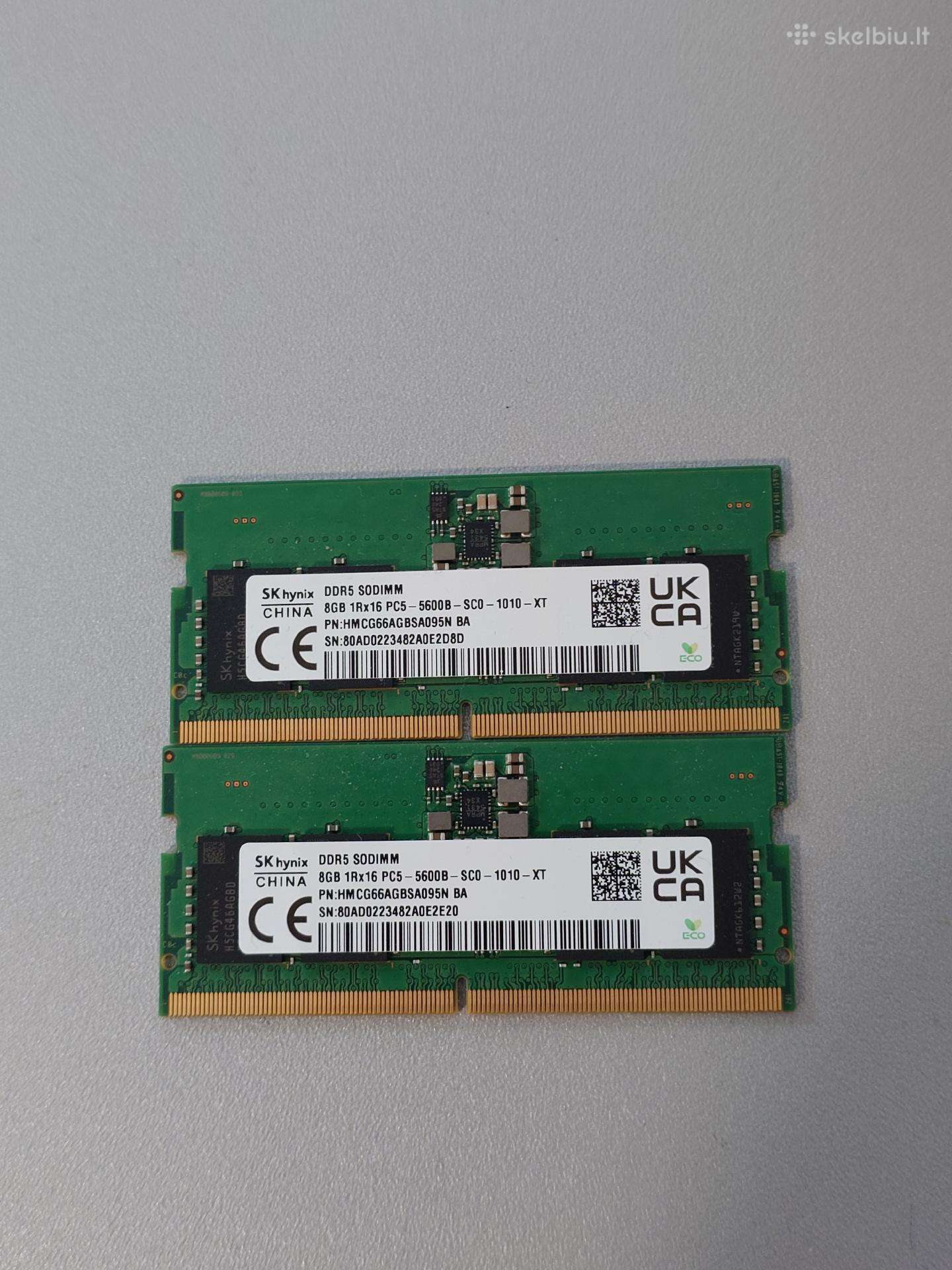 Ddr5 16gb (2x8gb) Sodimm 5600