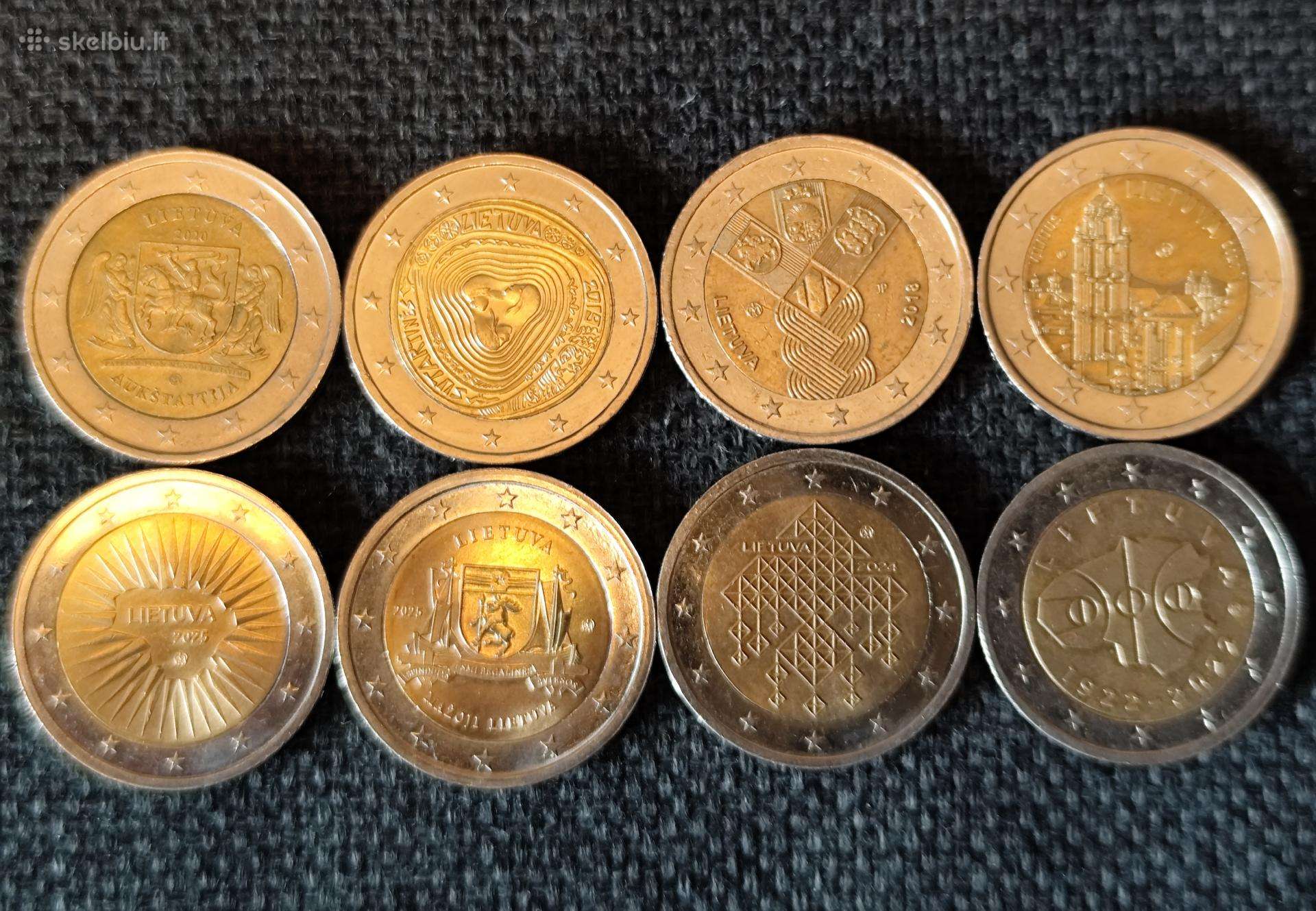 Lietuva 2€. Iš apyvartos.