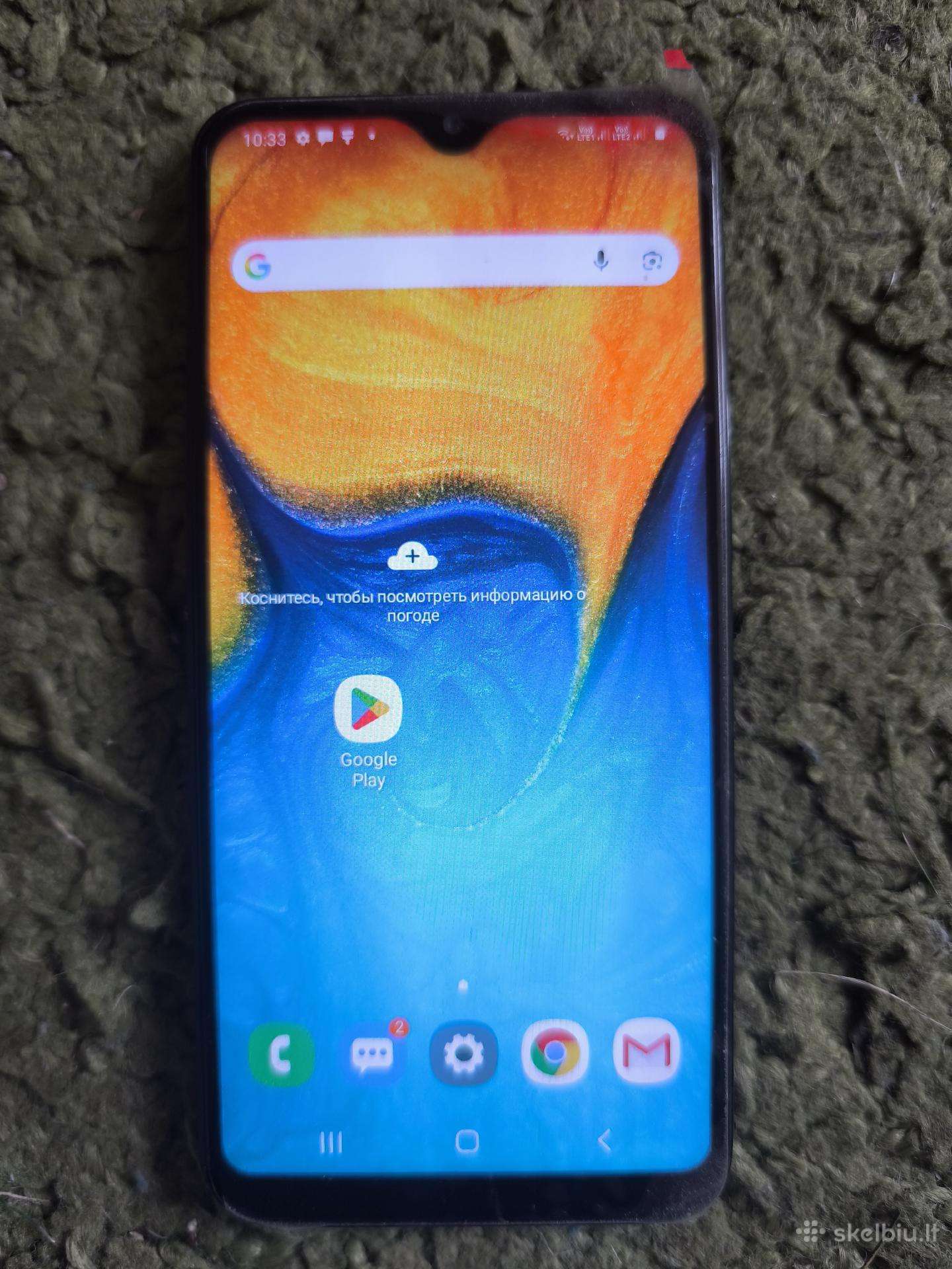 Samsung A20e ekranas ir baterija nova