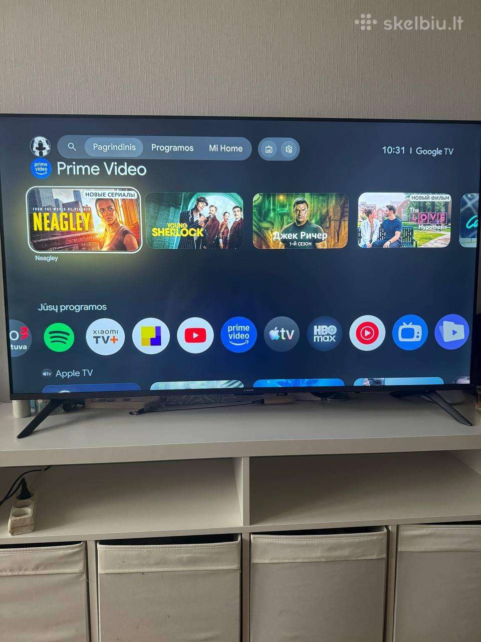 Parduodamas Televizoriu Su Komoda