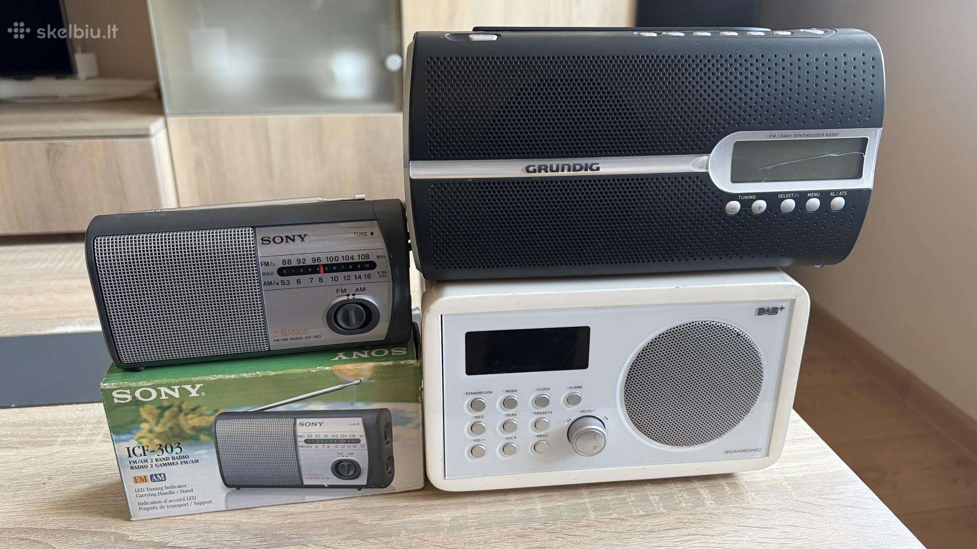 Grundig,scansonic Dab+:fm radojas