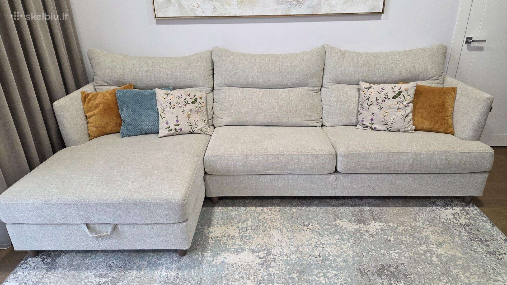 Magrės sofa Luka su miegama dalimi