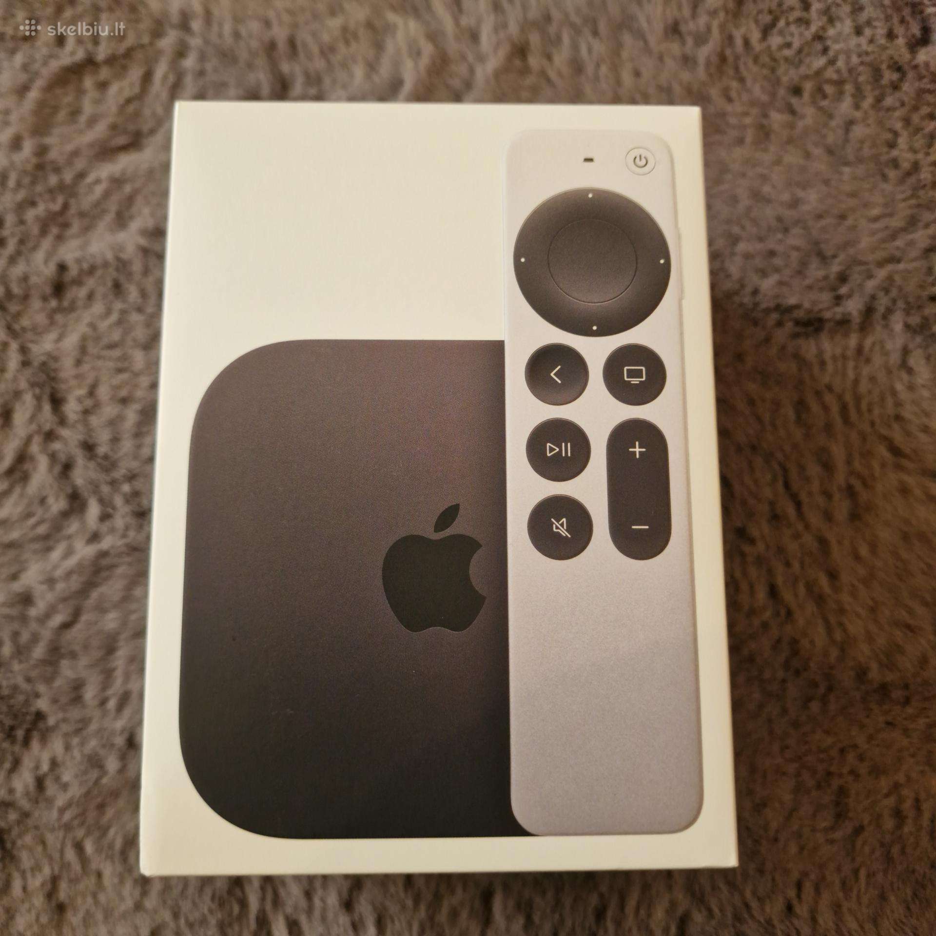 Apple TV 4k, WiFi + Ethernet, 128 GB 250eur