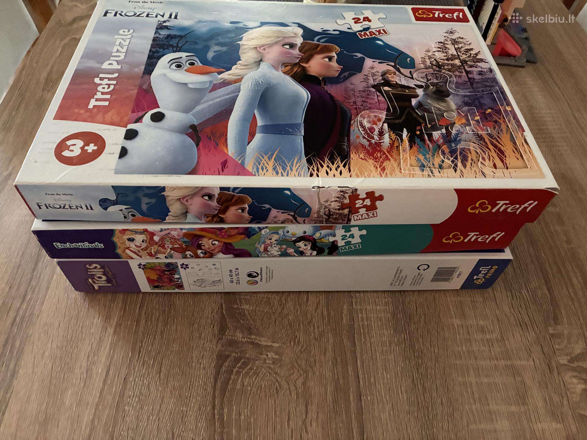 3 dėlionės (3+ metų) už 10 Eur