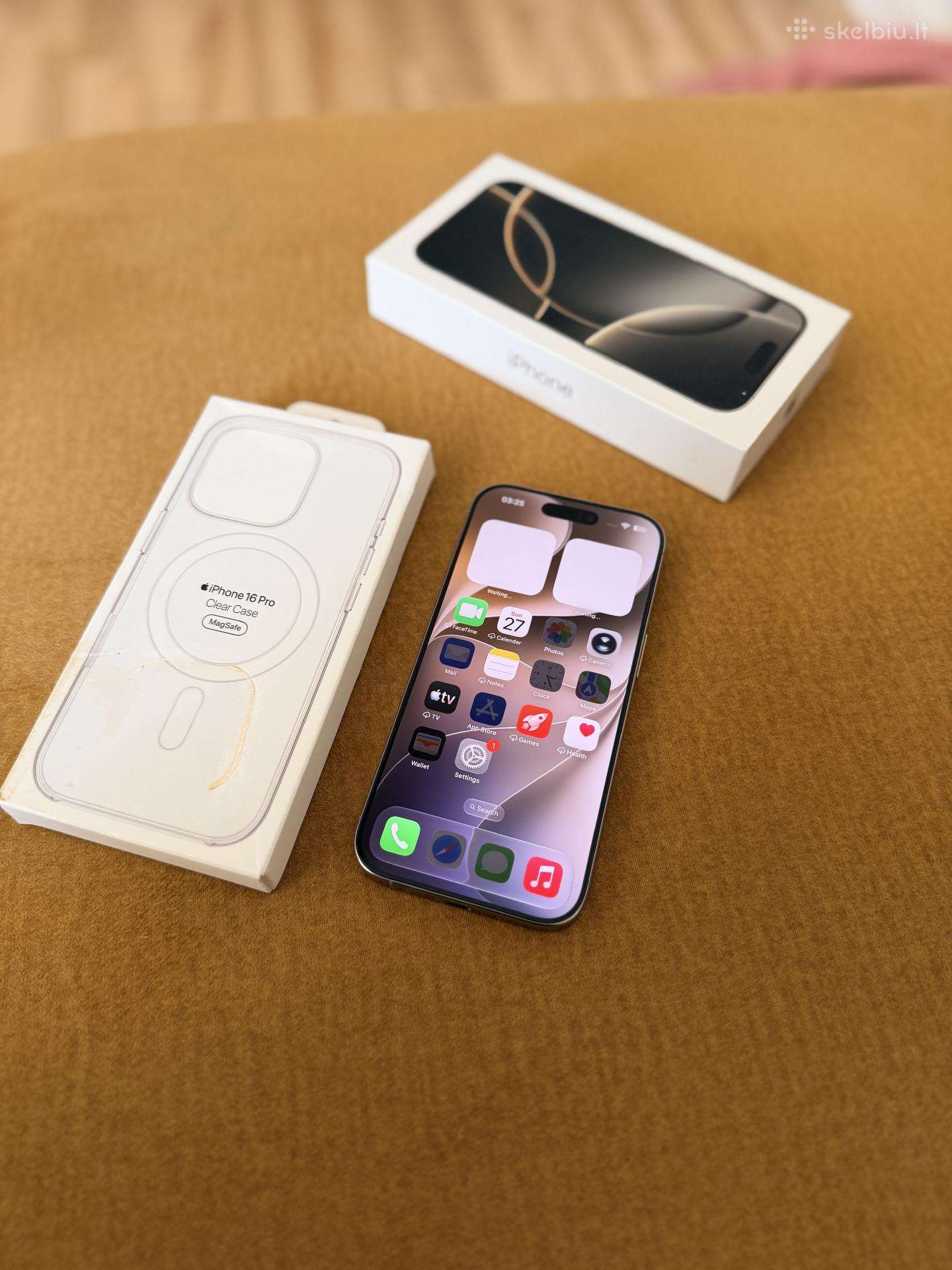 Apple iPhone 16 Pro, 256gb Natural Titanium