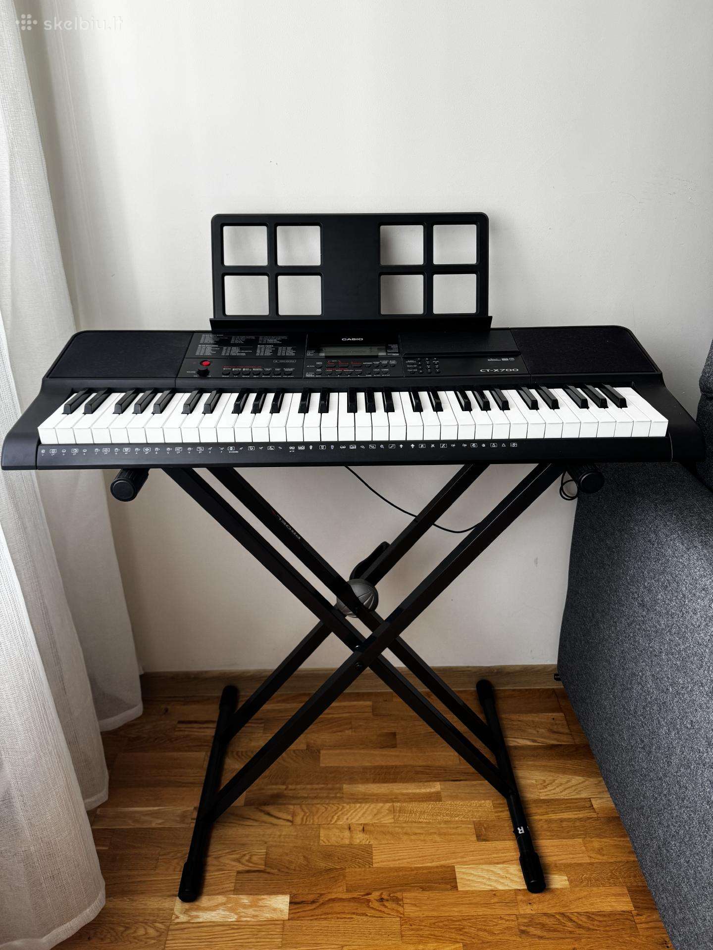 Casio Ct-x700 klavišinis instrumentas+proel stovas