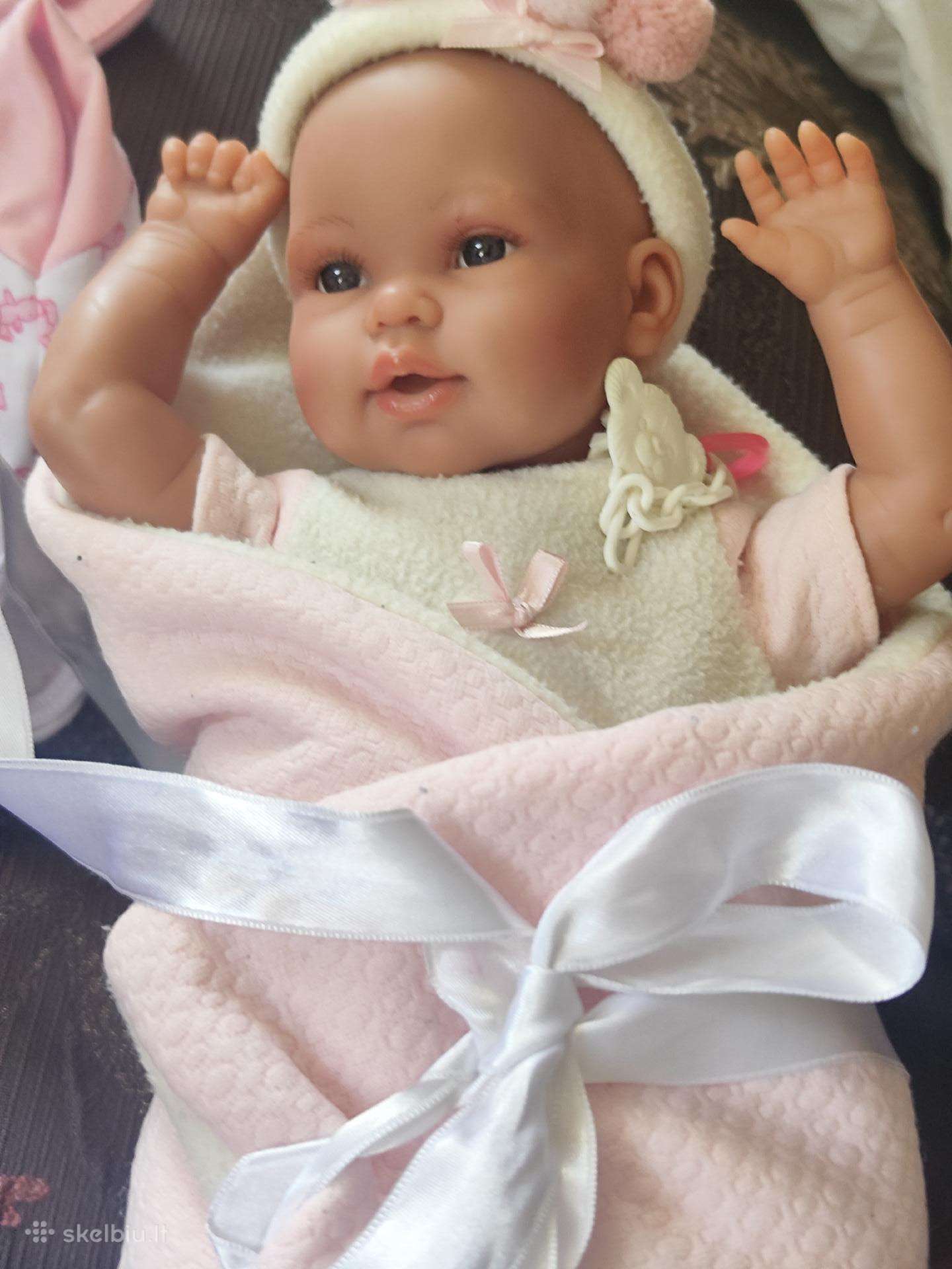 Llorens originali lėlė verkia sako mama papa su