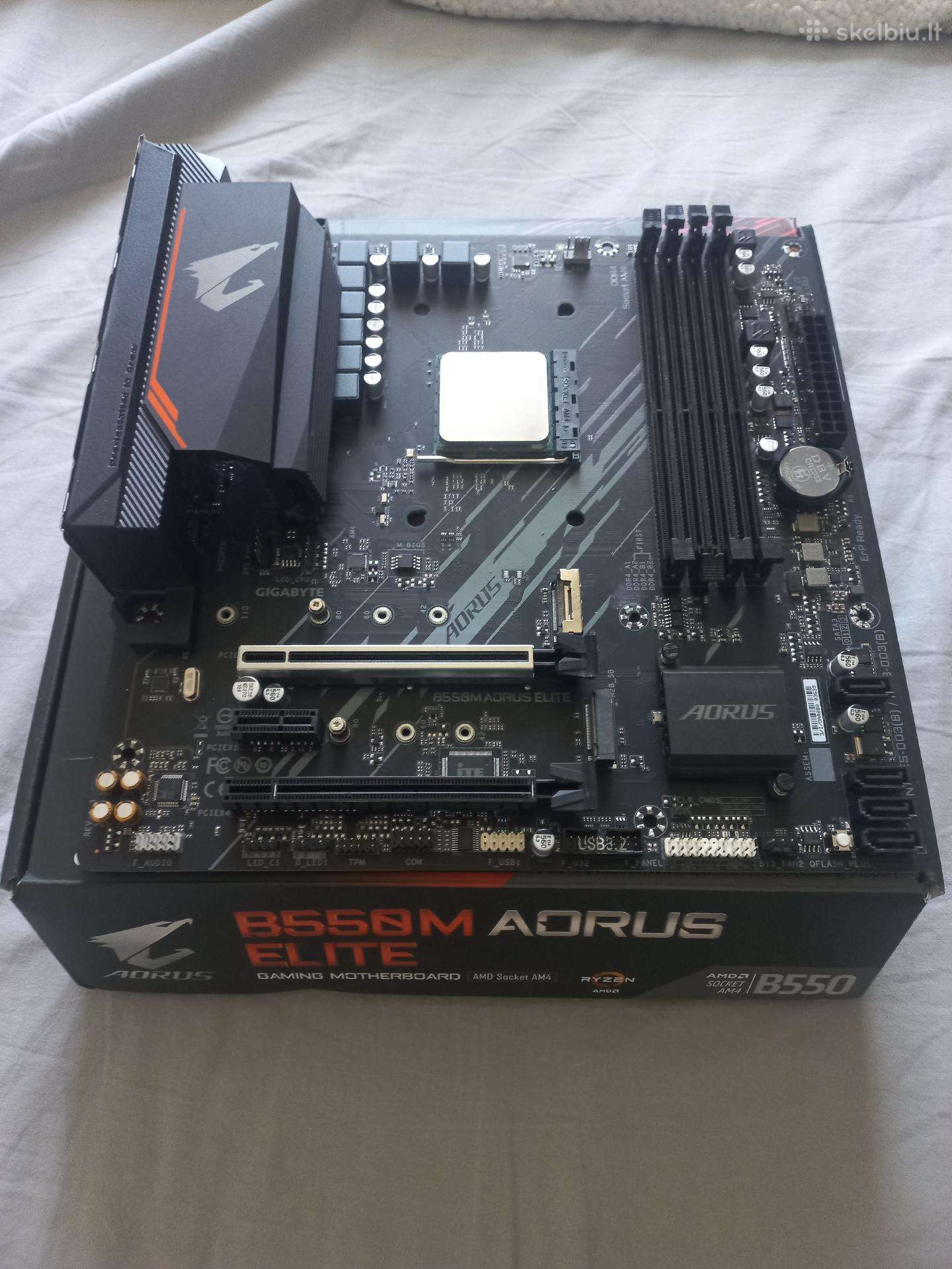 Ryzen 7 5700x3d MB Aorus B550m Elite