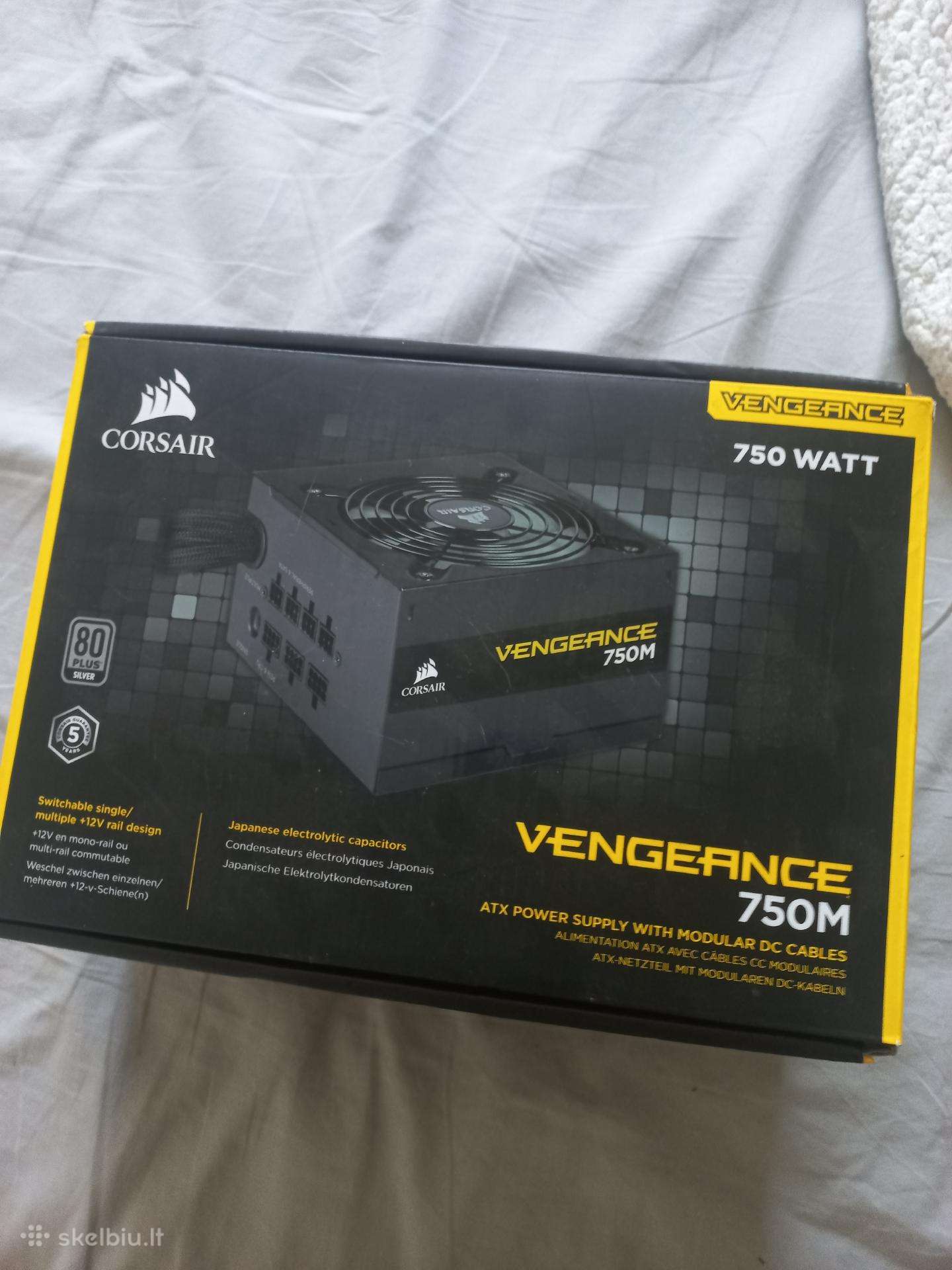 Corsair Vengeance 750m, 750 W, 80+ Silver,