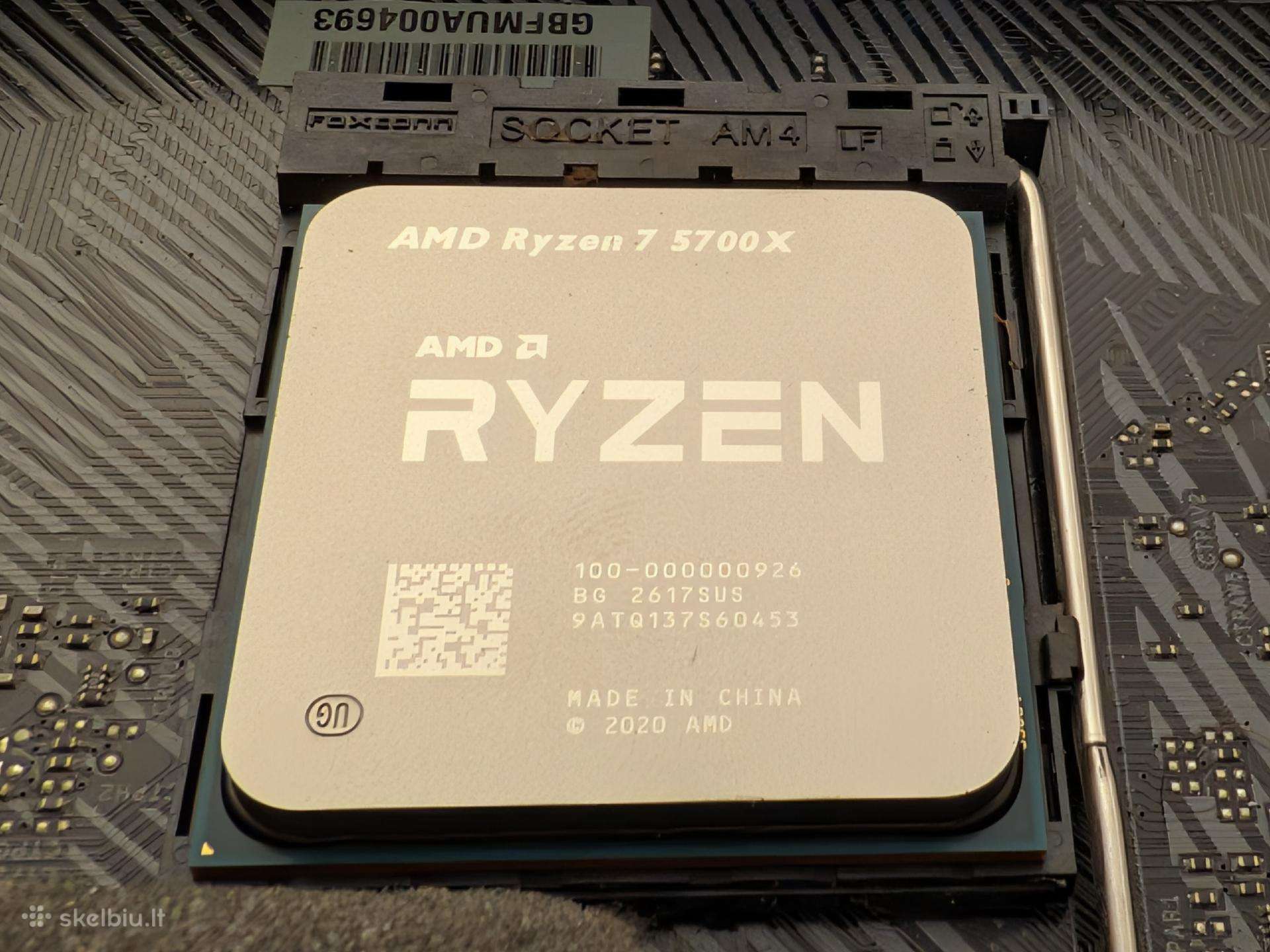 Cpu Amd Ryzen 5700x naujas su garantija