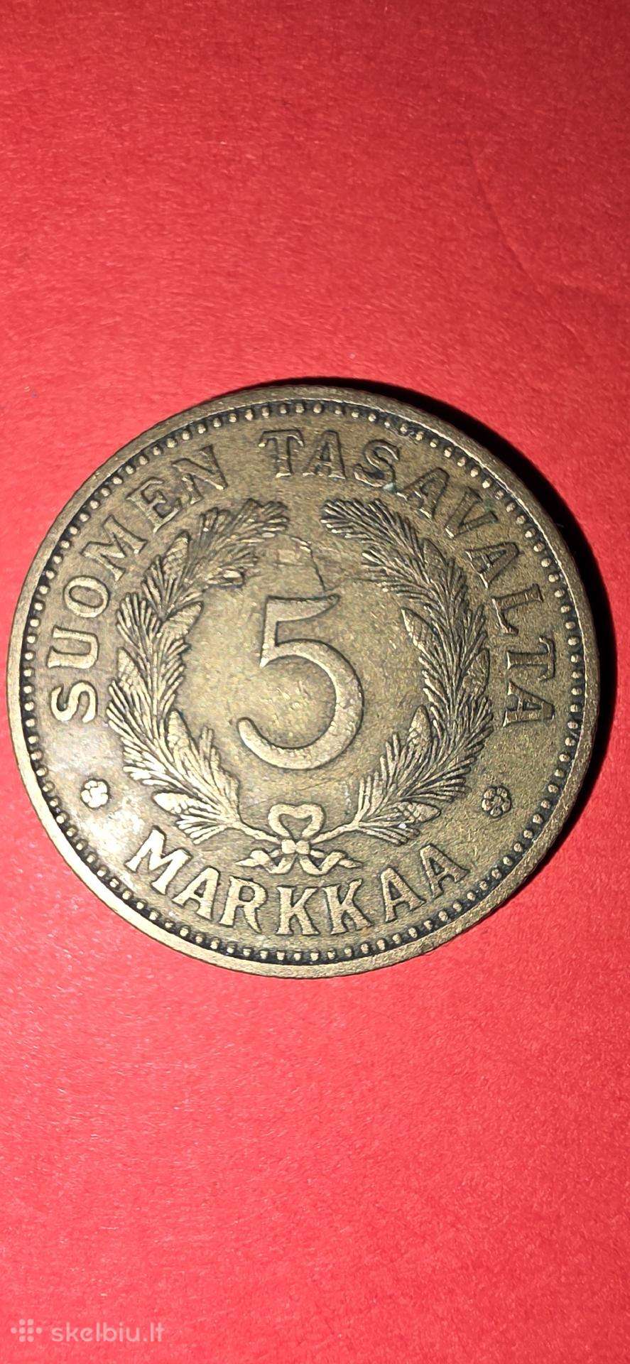 Suomija 5 markės 1937