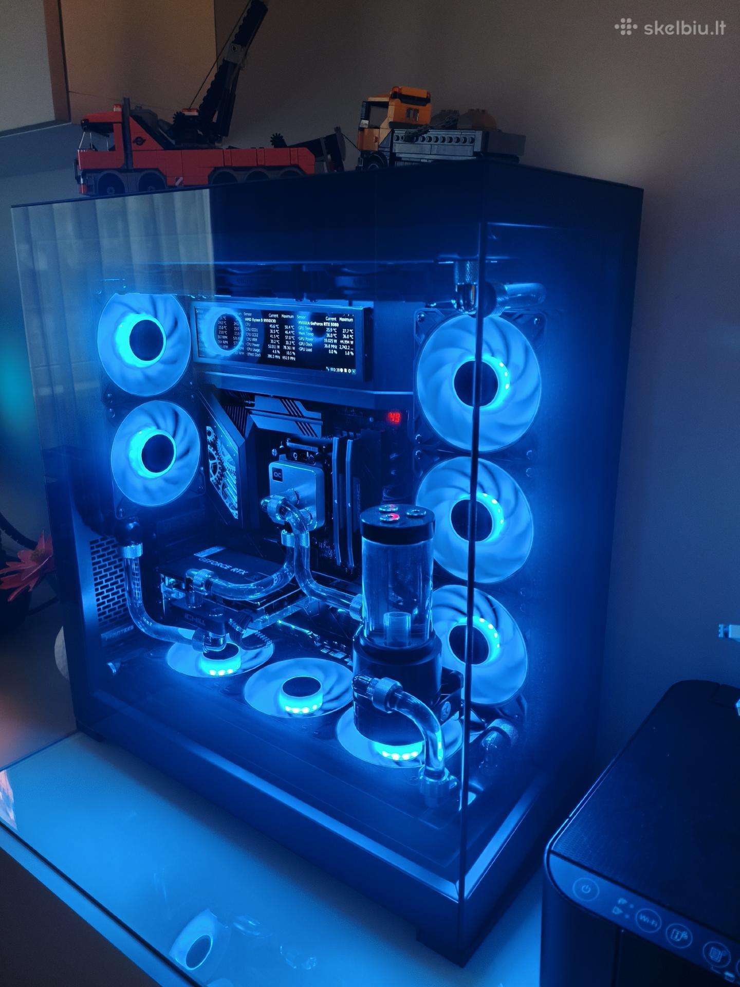 Korpusas Phanteks Nv7 su custom cooling