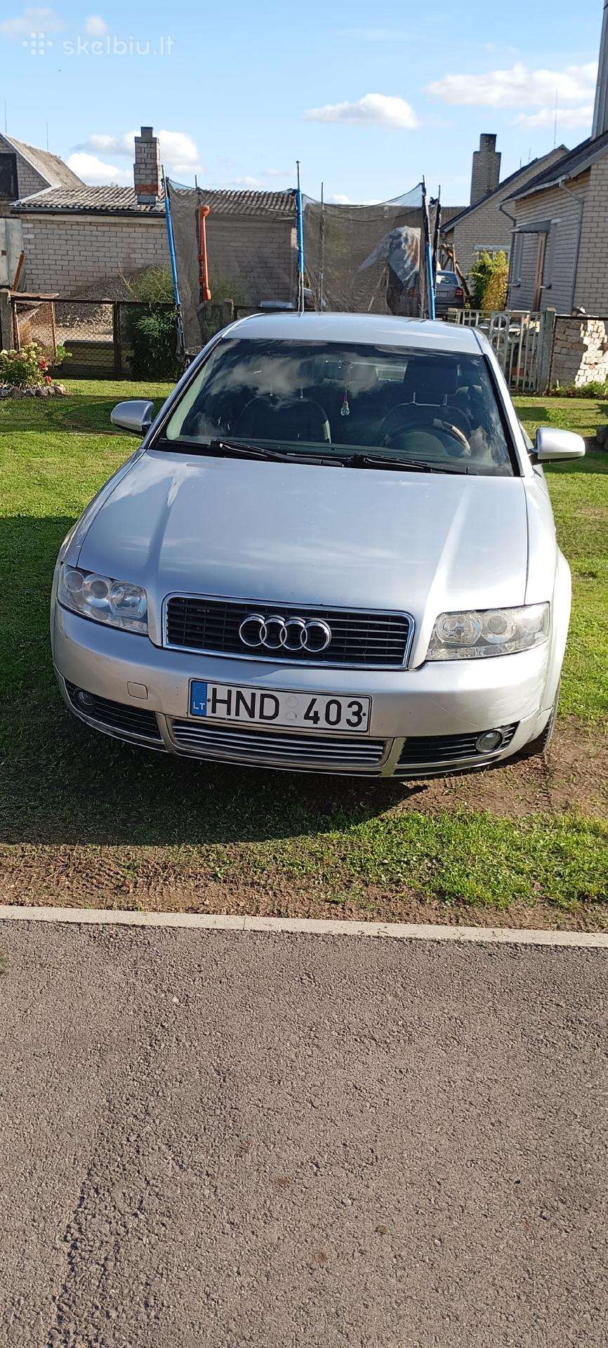 2001m Audi A4b6 kaina 800 ir derinama.