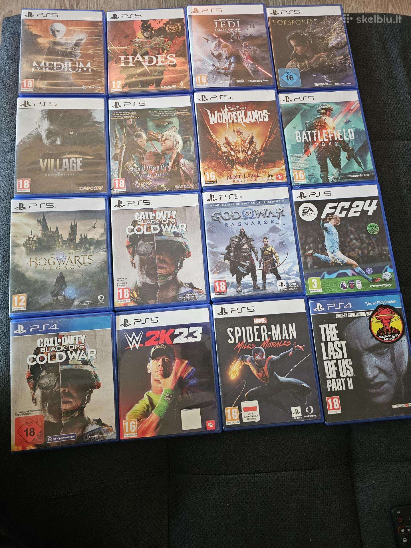 Playstation 5 games parduodu mainausi