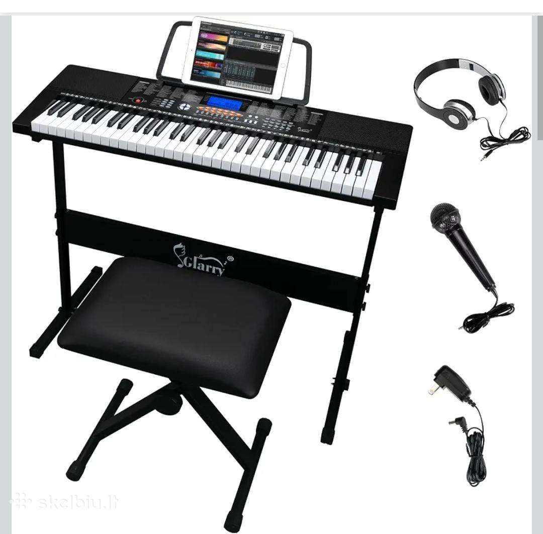Glary 61 klavišo elektroninis pianinas