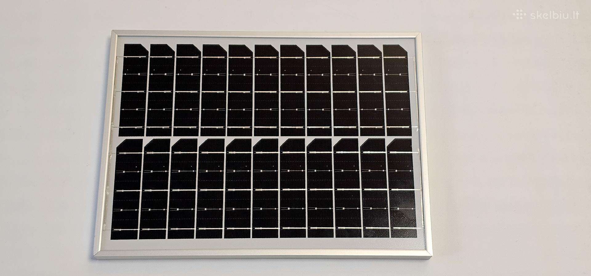 Saulės panele 10w 12v