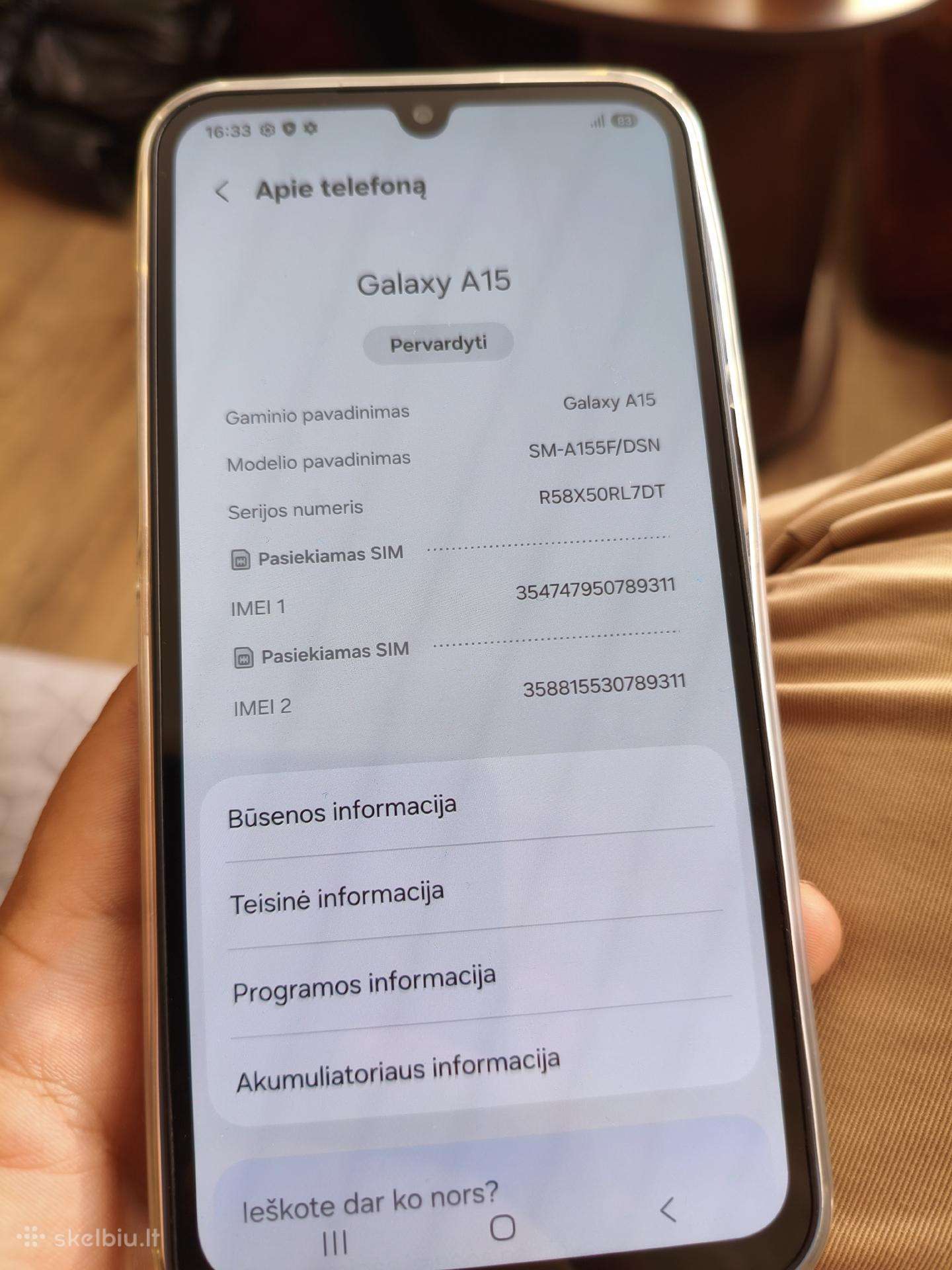 Samsung a15