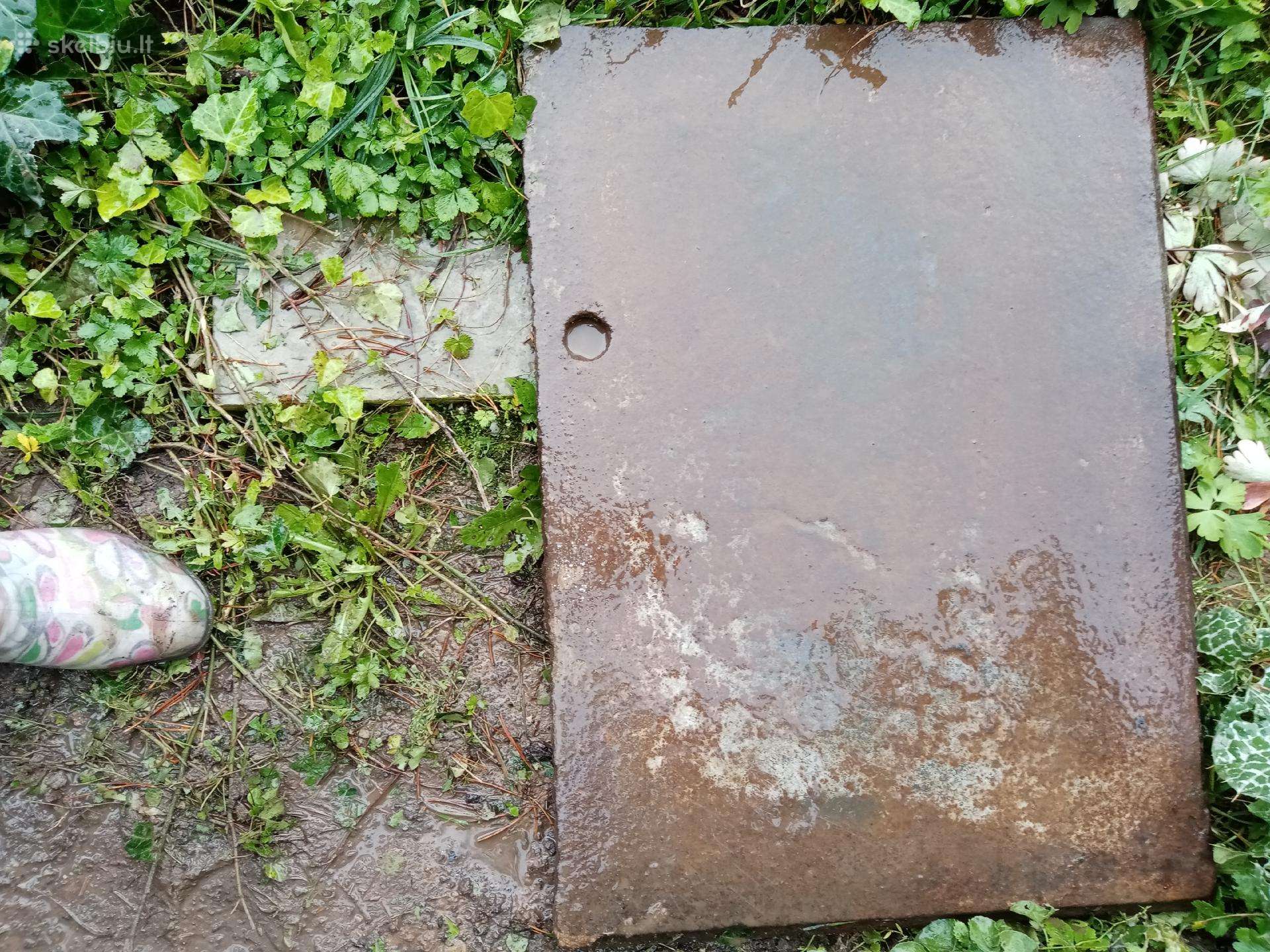 Metalinė židinio plokštė 3cm storio