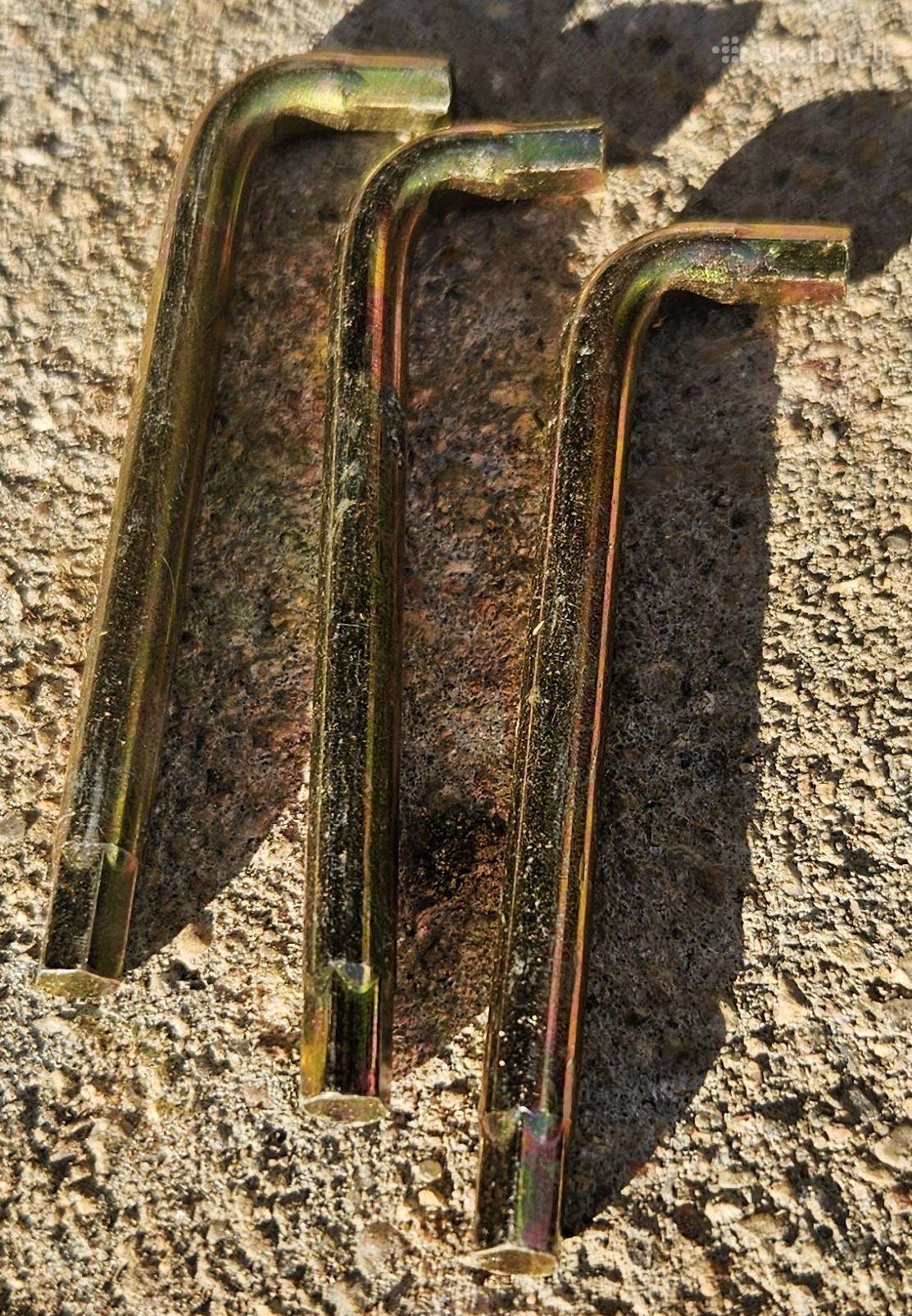 Šešiakampiai raktai 5mm.,3vnt