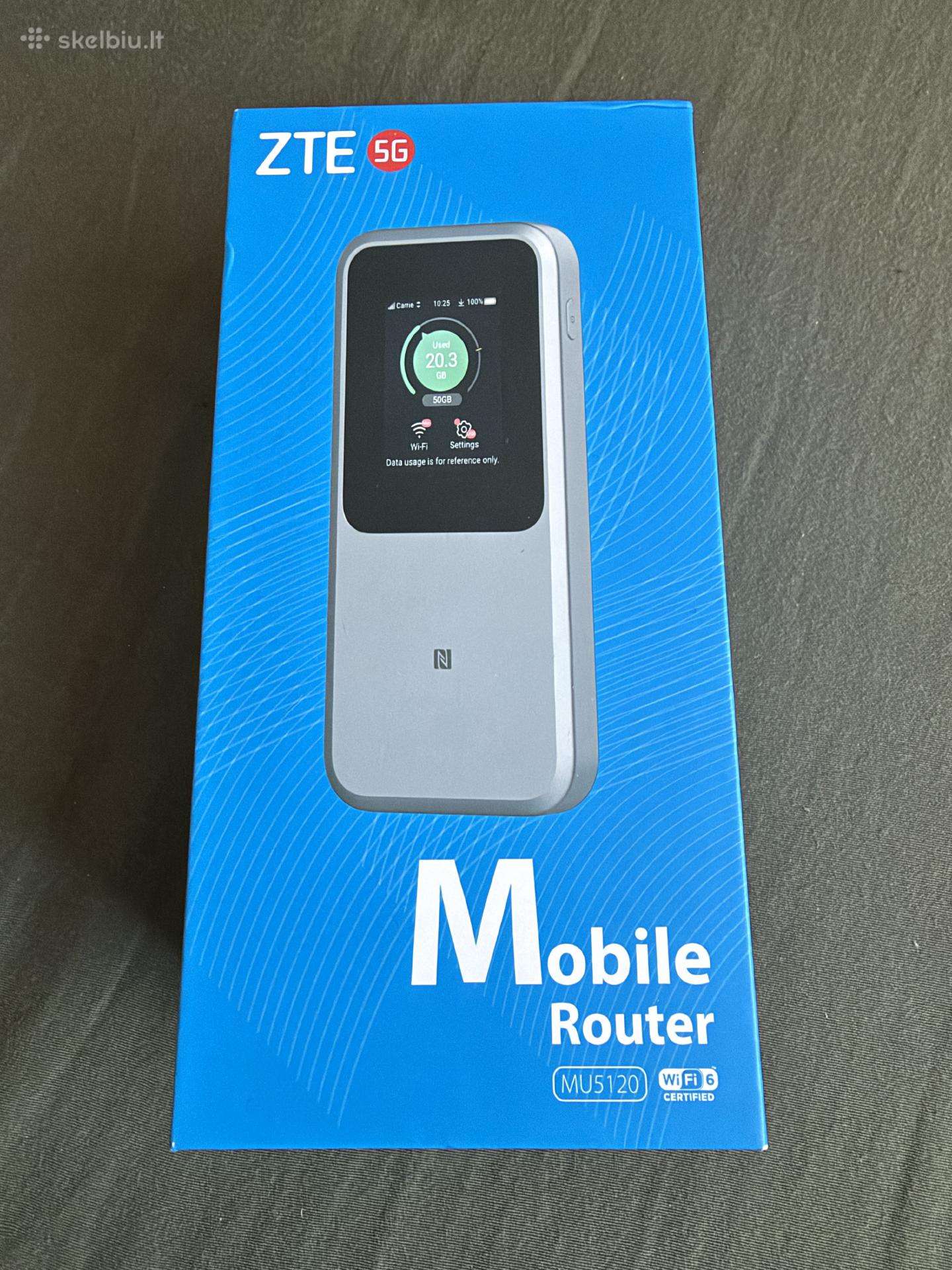 Zte Mu5120 5G Wi-fi Maršrutizatorius