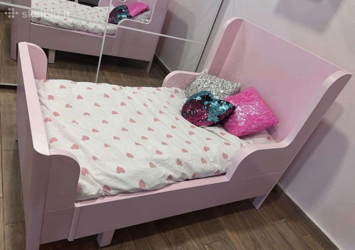 Ikea Busunge vaikiška lovelė lovytė lova