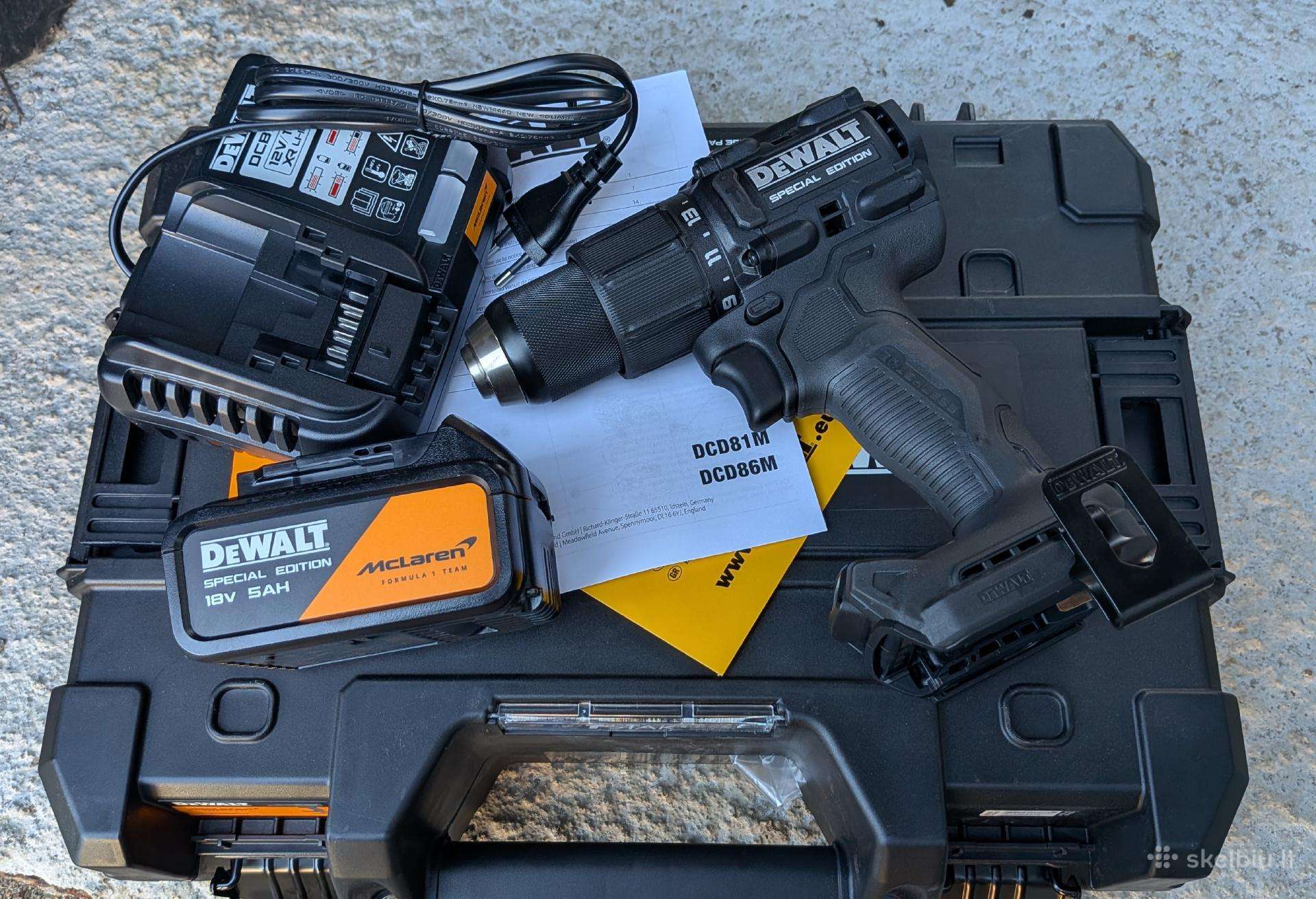 Dewalt Dcd86mp1t Mclaren Edition suktuvas