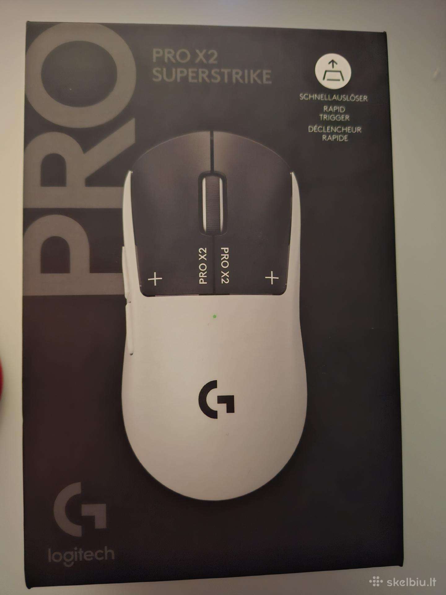 Logitech G Pro X2 Superstrike pelė