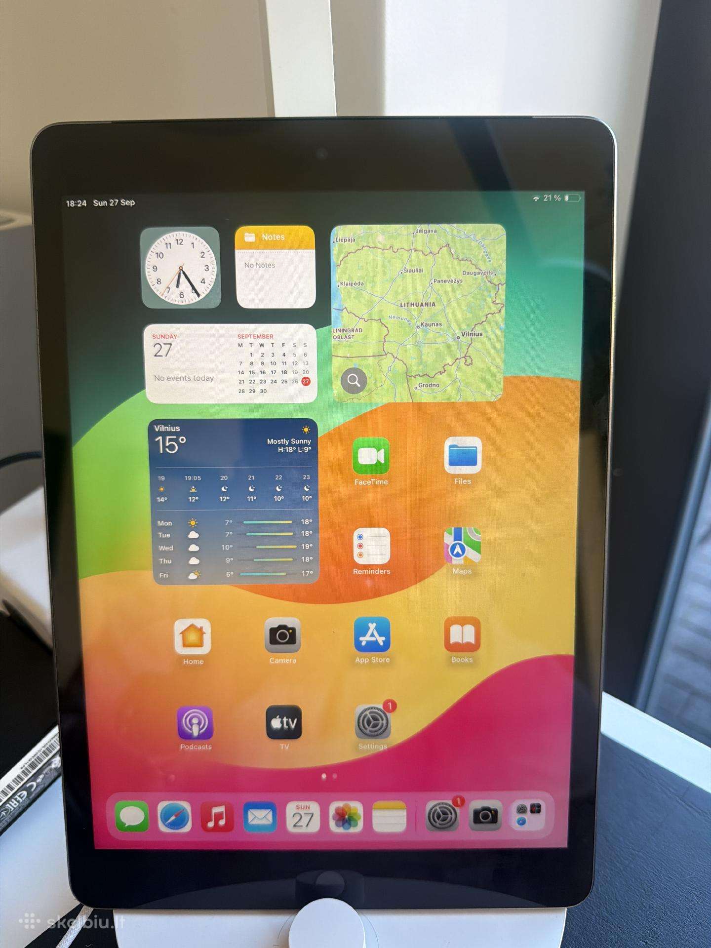 Apple iPad 9th Gen 64gb – labai geros būklės