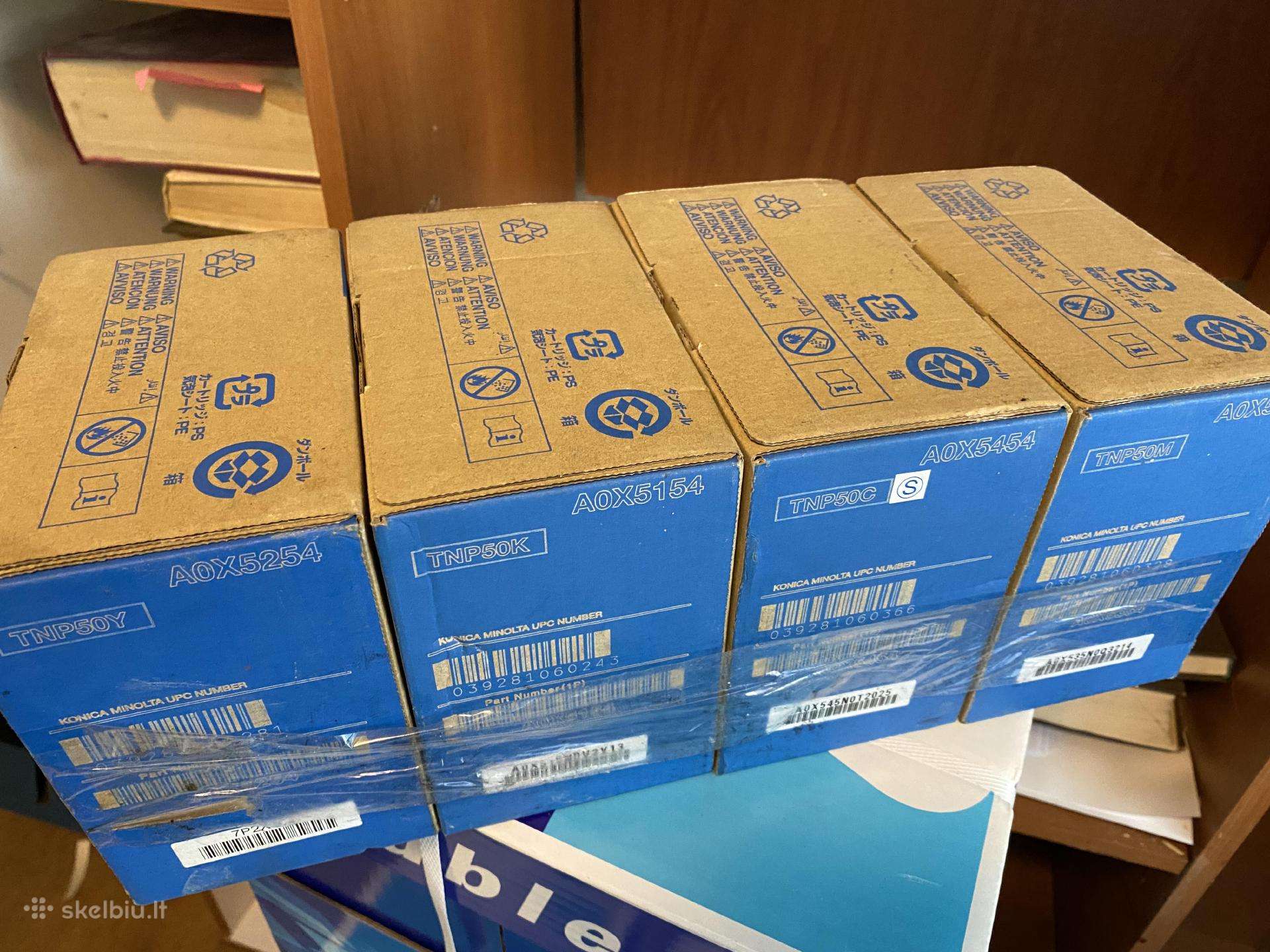 Konica Minolta originalūs toneriai Tnp-50 Cmyk