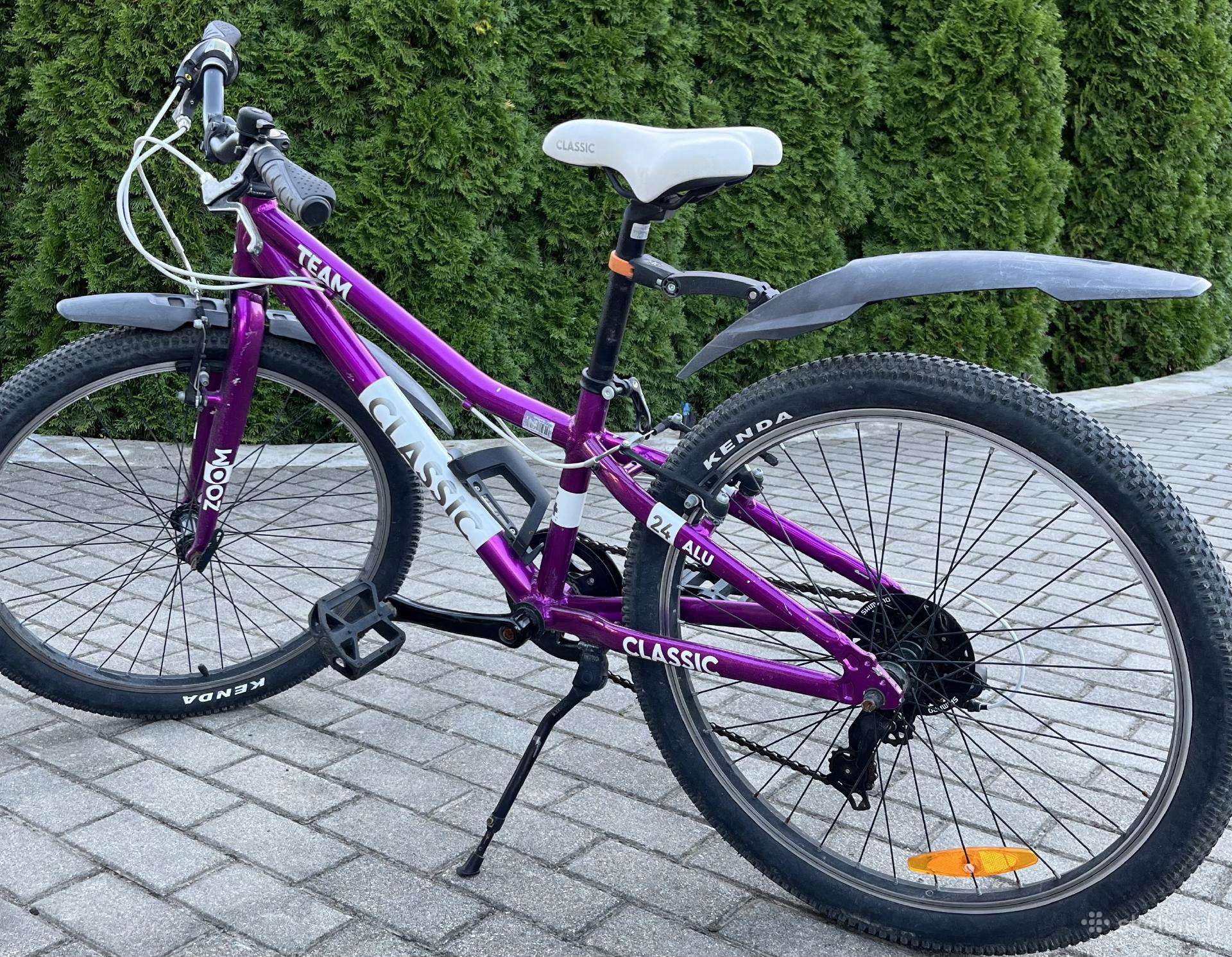 Lengvas vaikiškas dviratis Classic Team 24 Alu.