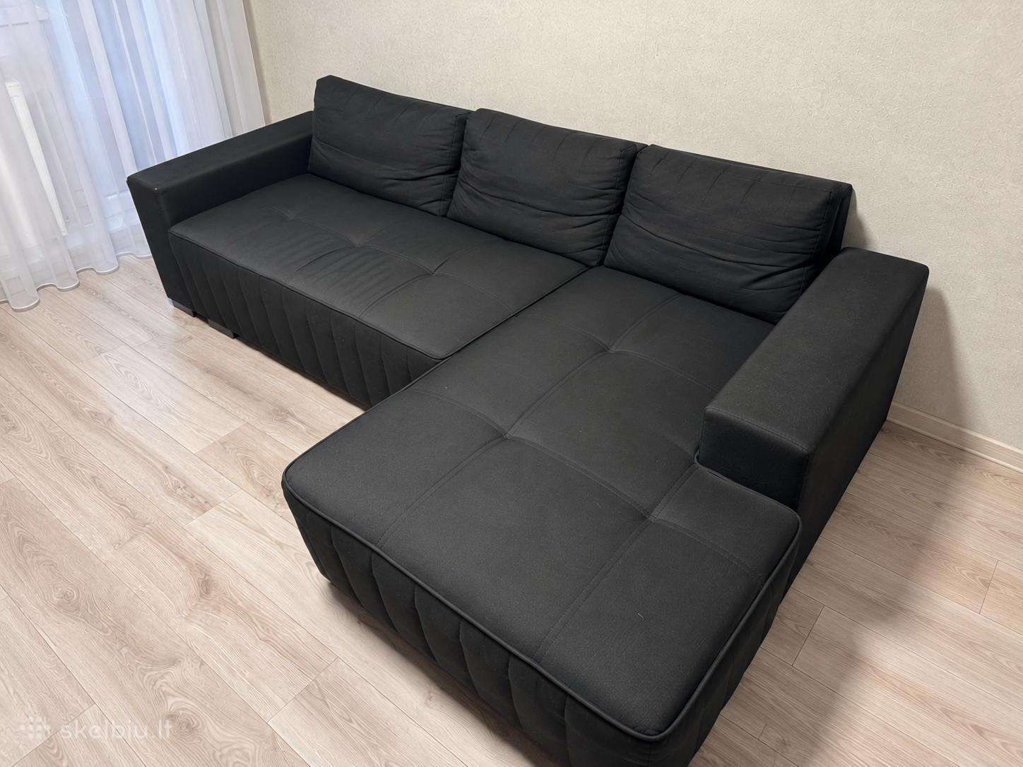Naudota kampinė sofa-lova