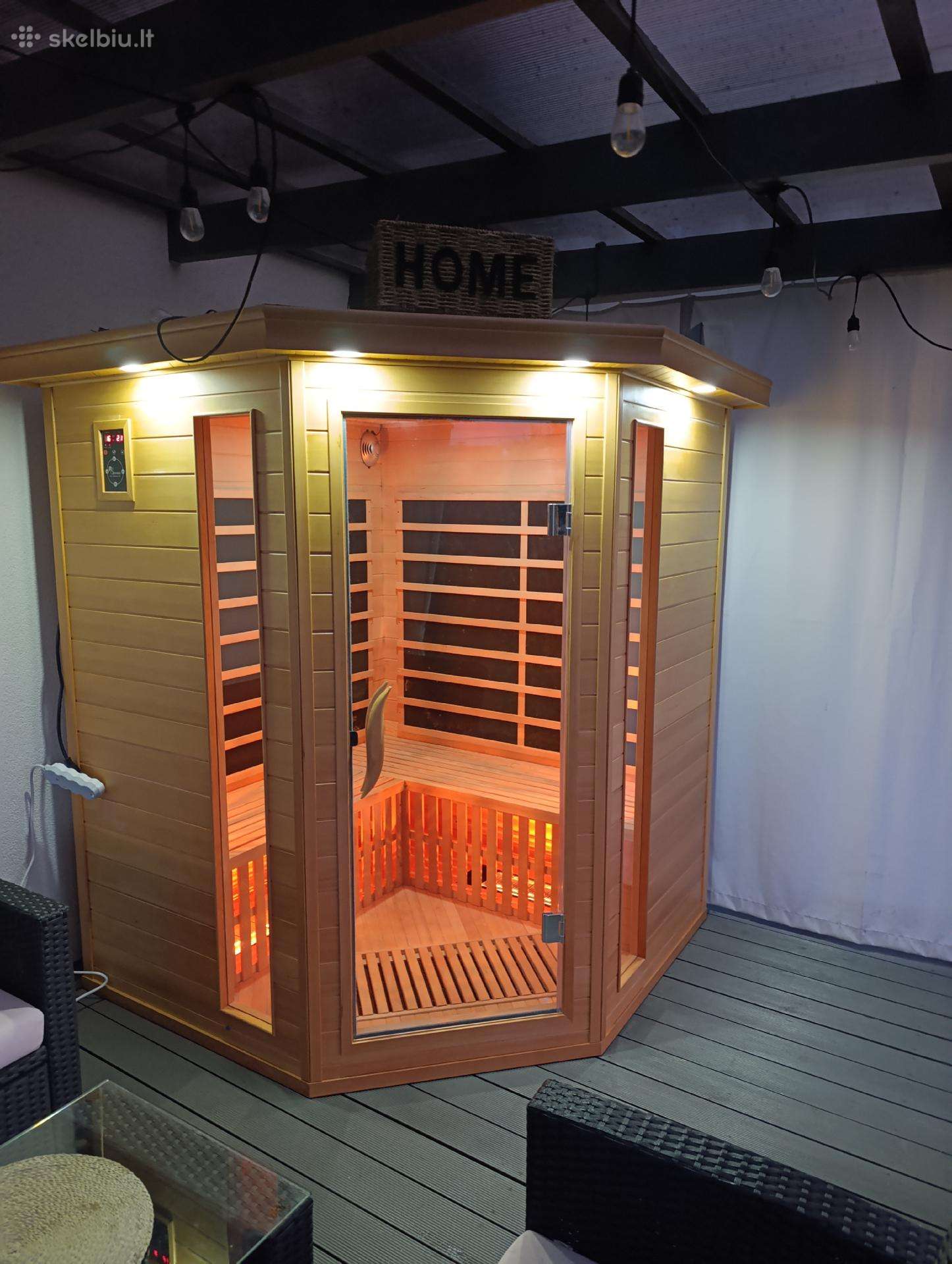 Infraraudonųjų spindulių sauna
