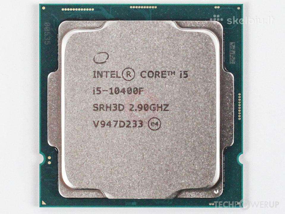 Intel Core i5-10400f Lga1200 6c/12t 4.3 GHz +Fan