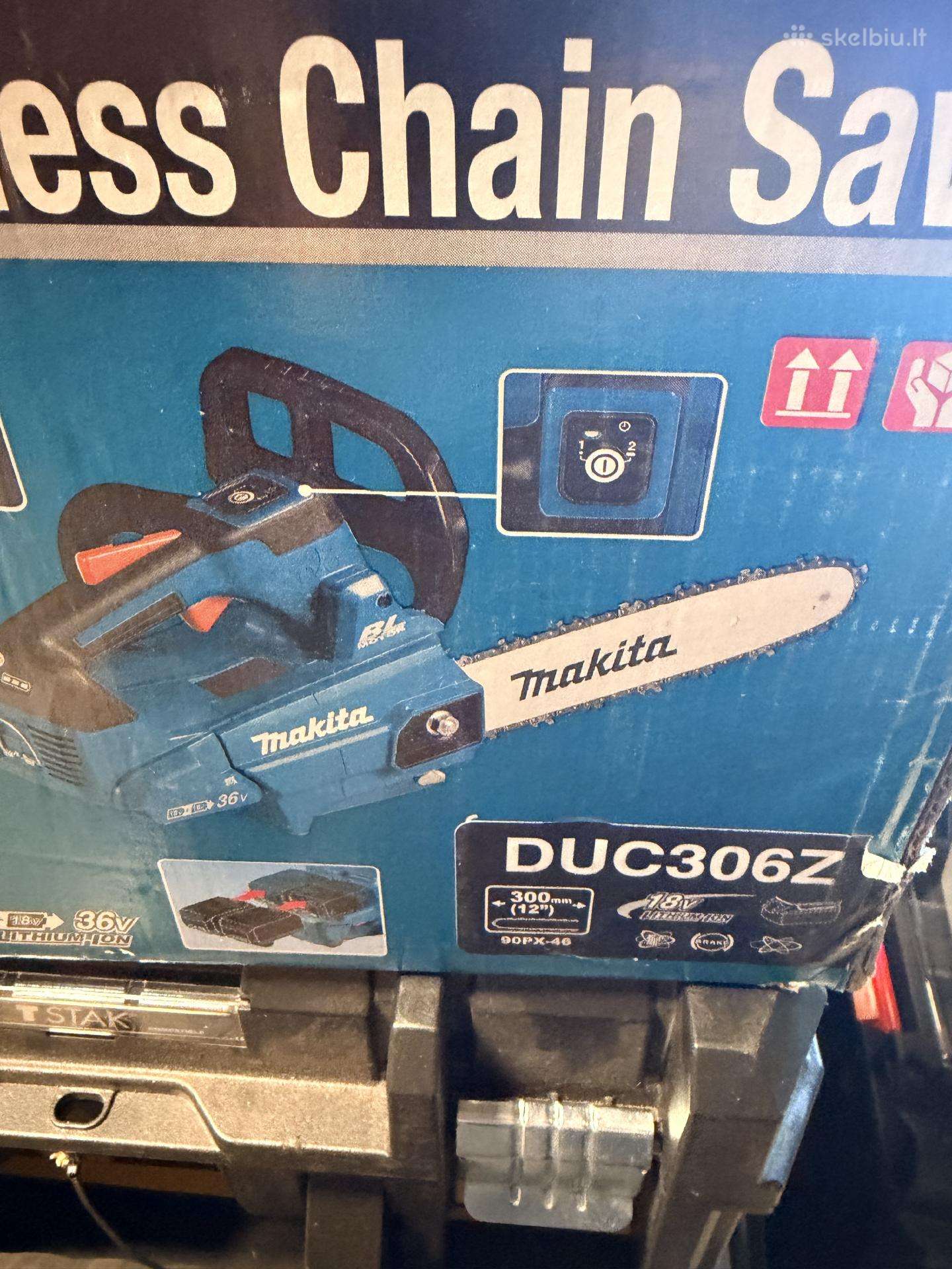 Makita Duc306z grandininis pjūklas
