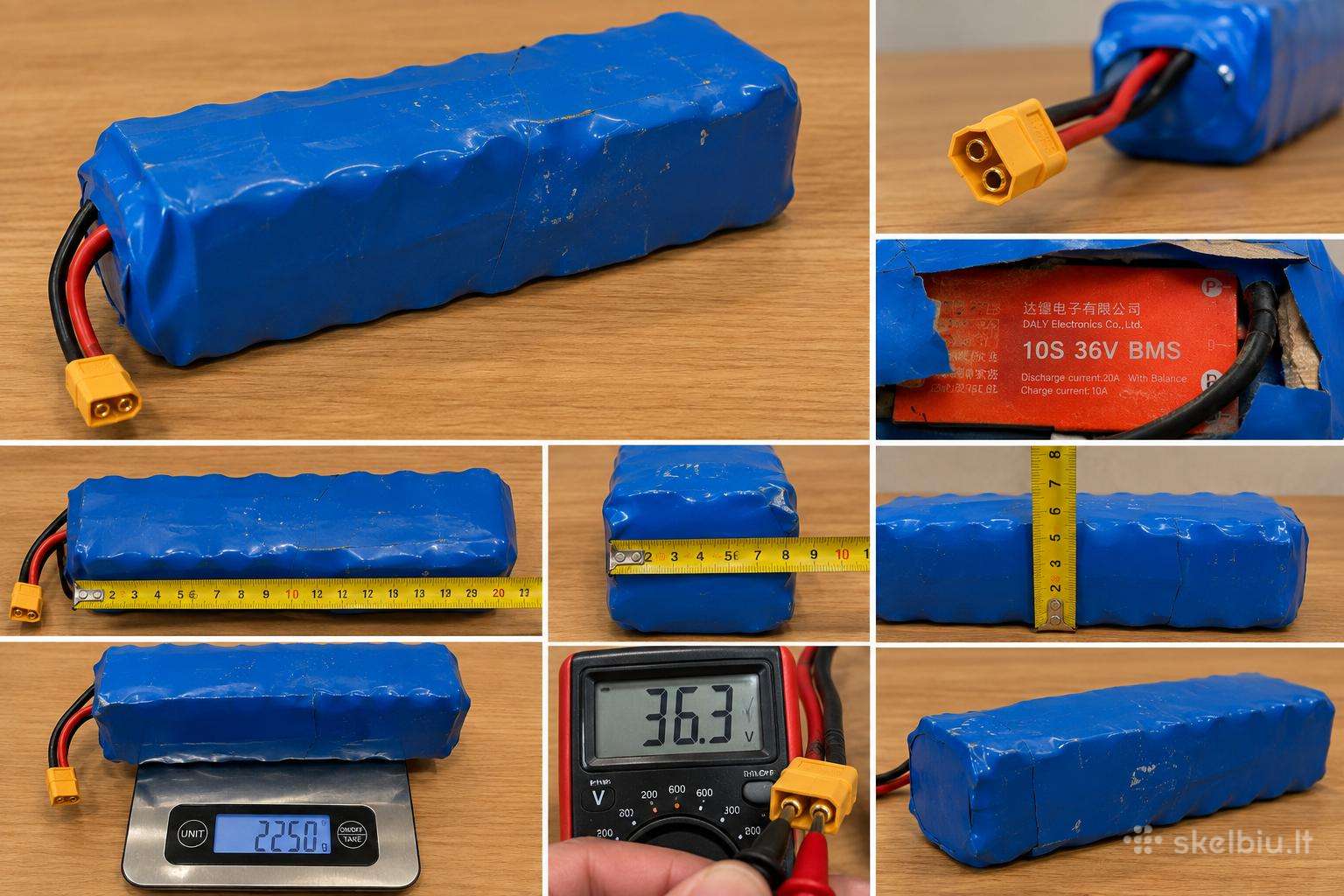 36v papildoma baterija elektriniam paspirtukui