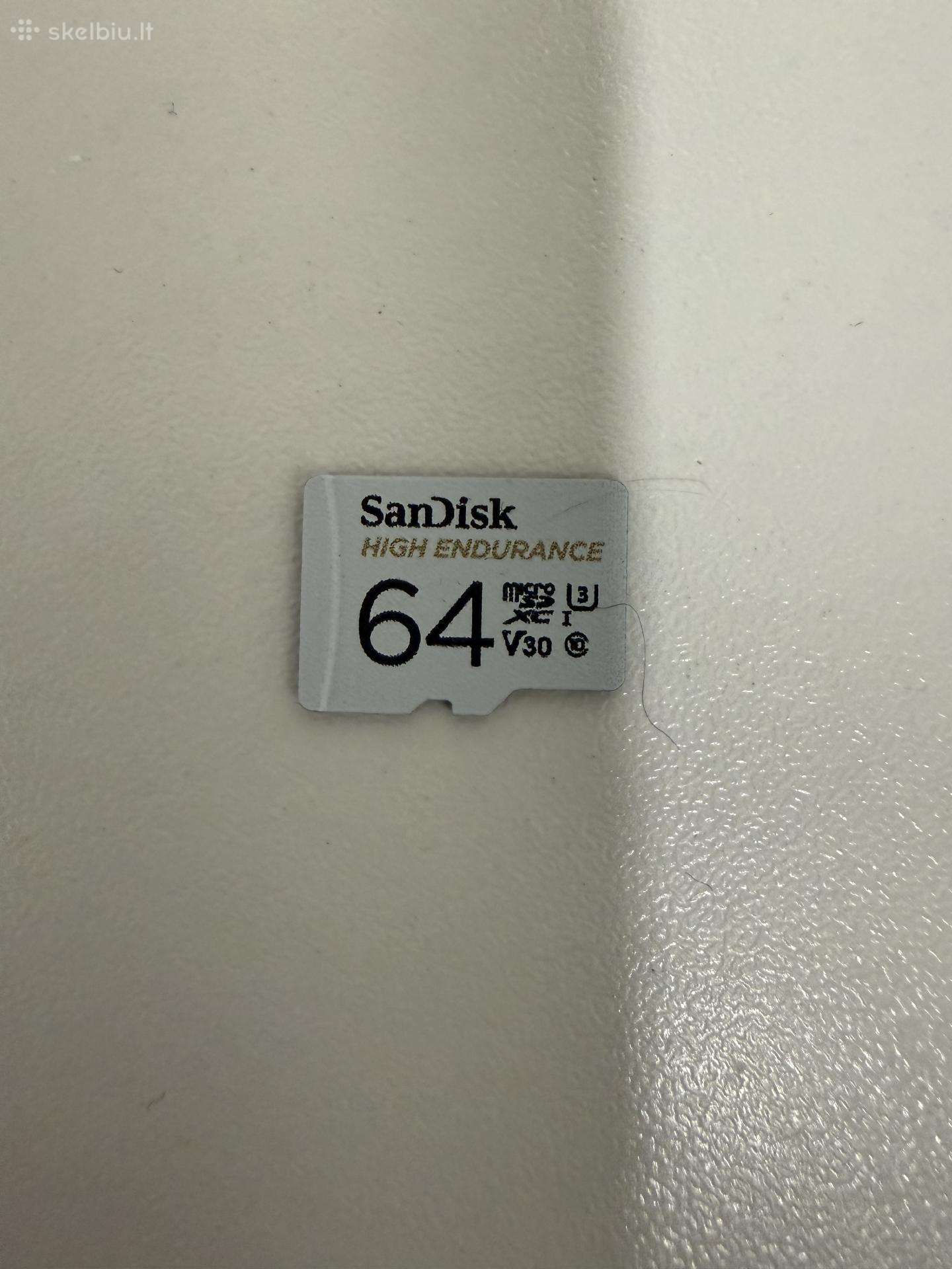 Sandisk High Endurance 64gb Sd kortelė