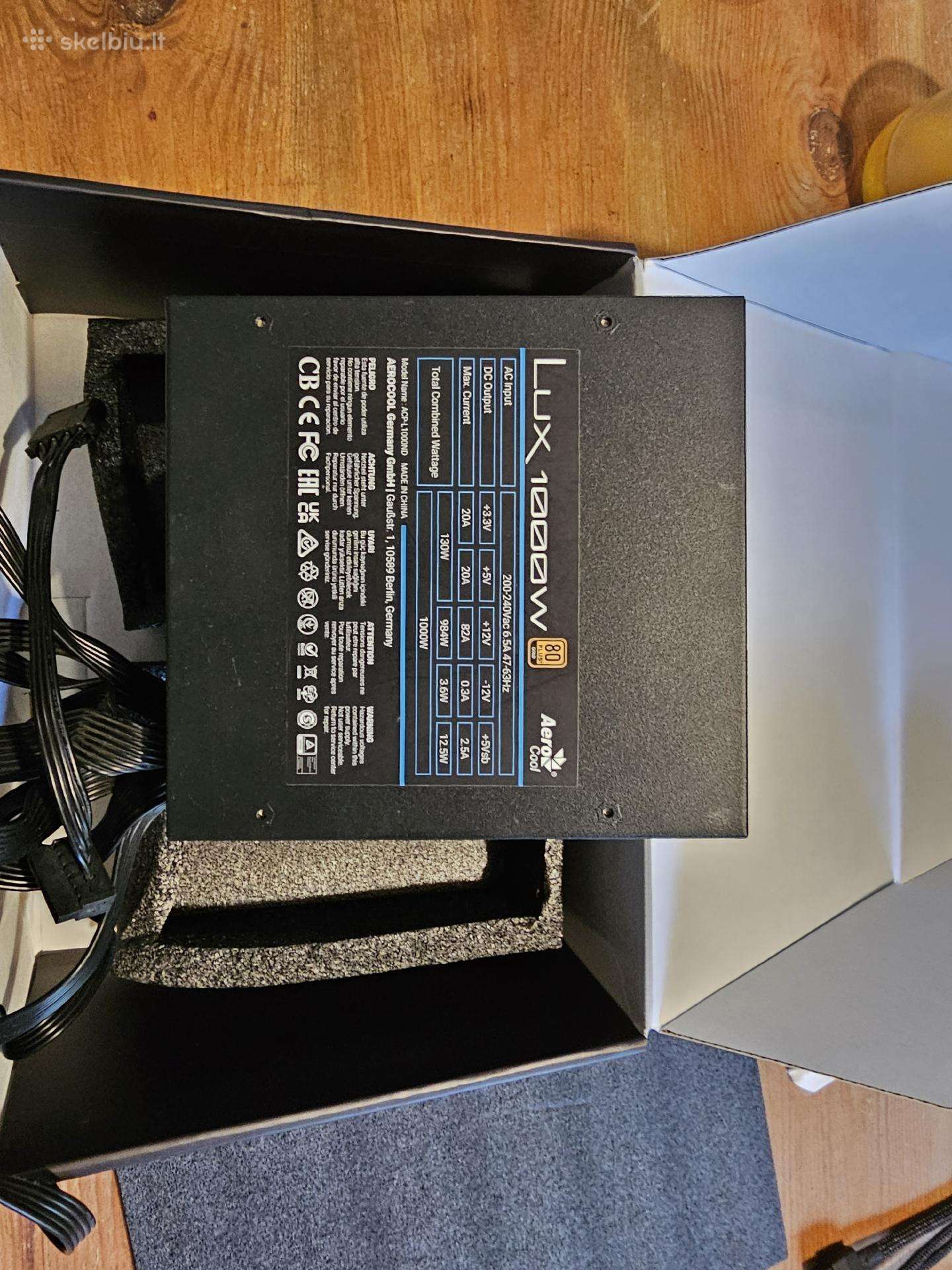 Lux 1000w Gold 80 Plus Aerocool