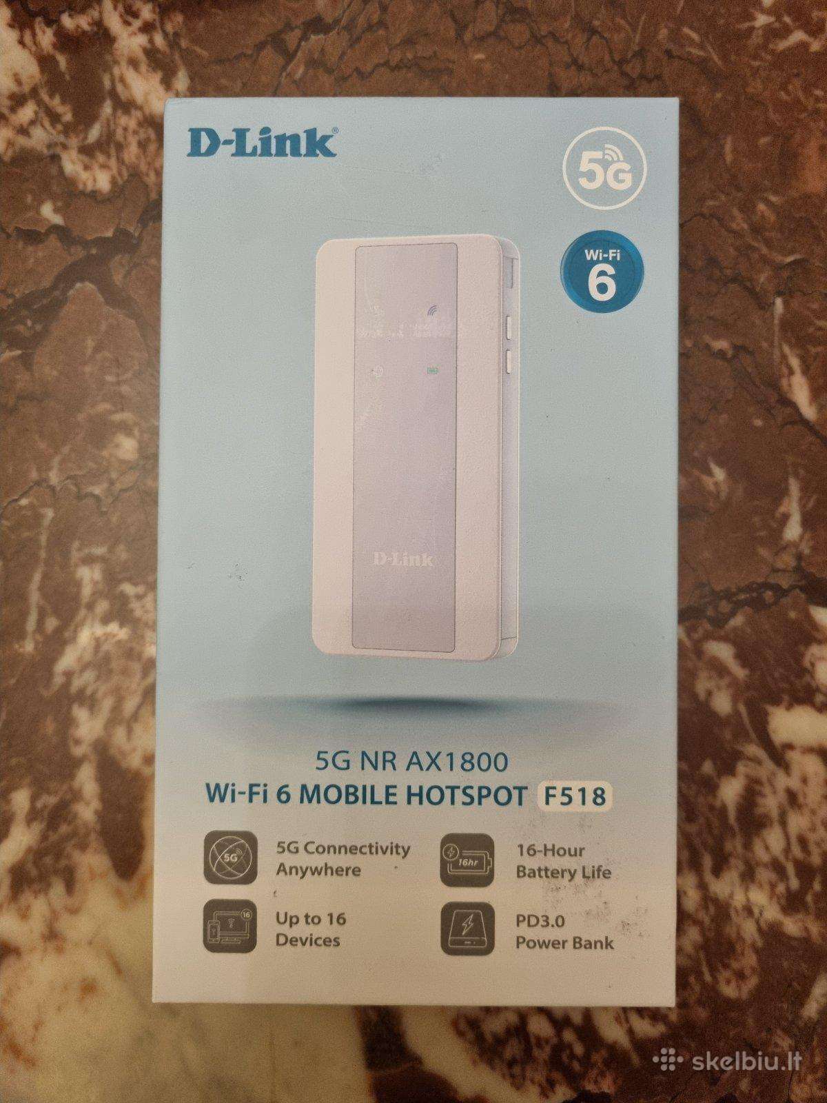 D-link F518 5G Wi-fi 6 su Power Bank.