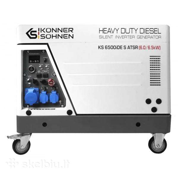 Dyzelinis inverterinis generatorius Ks 6500ide S