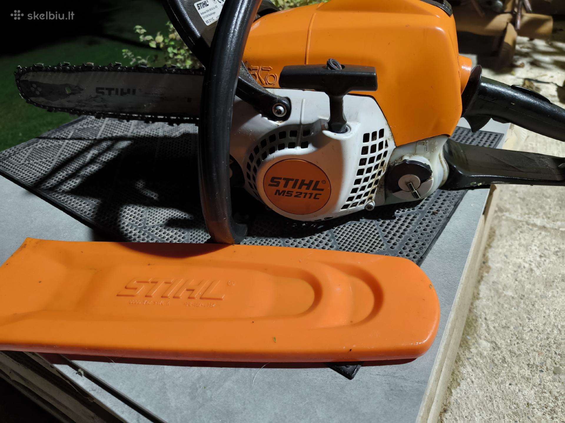 Stihl ms 211c palengvintų uzkurimu