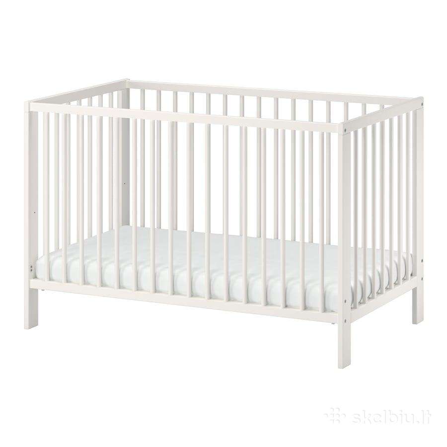 Lovelė Gulliver ir čiužinys Skonast (Ikea)