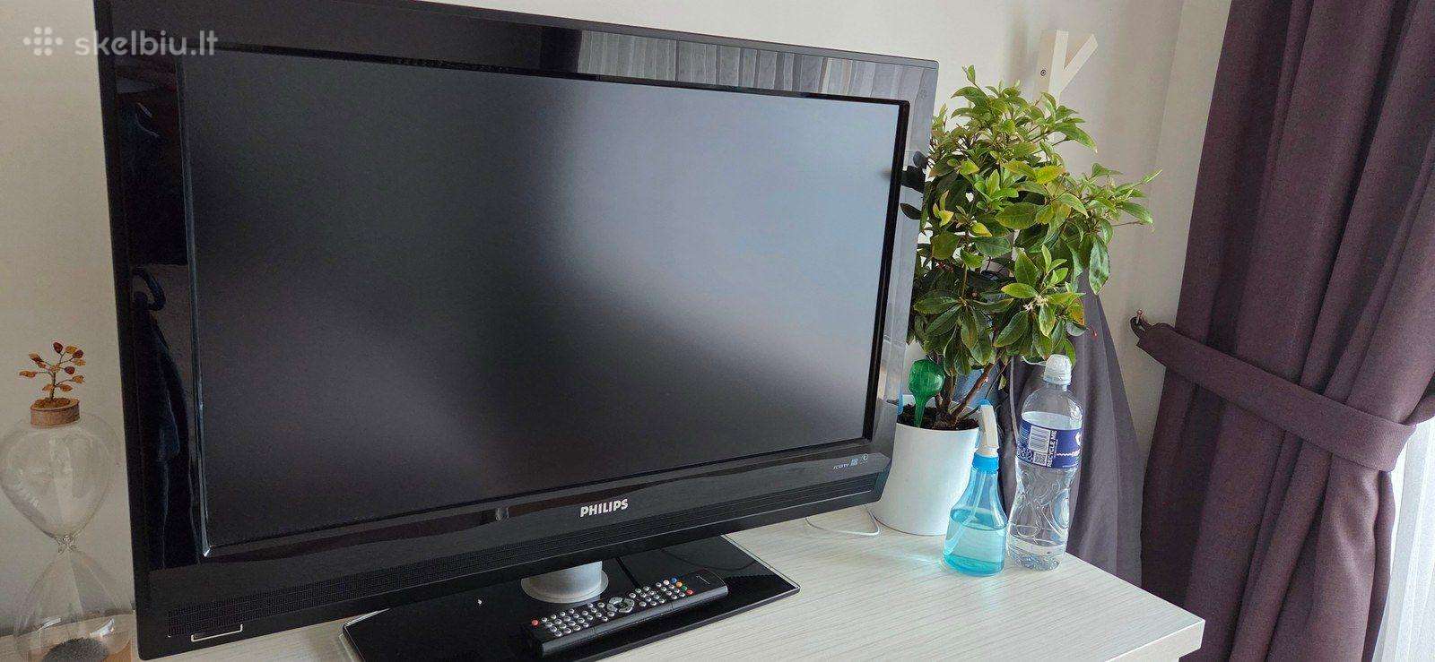 Philips 32pfl7332/10 televizorius su pultu, stovu