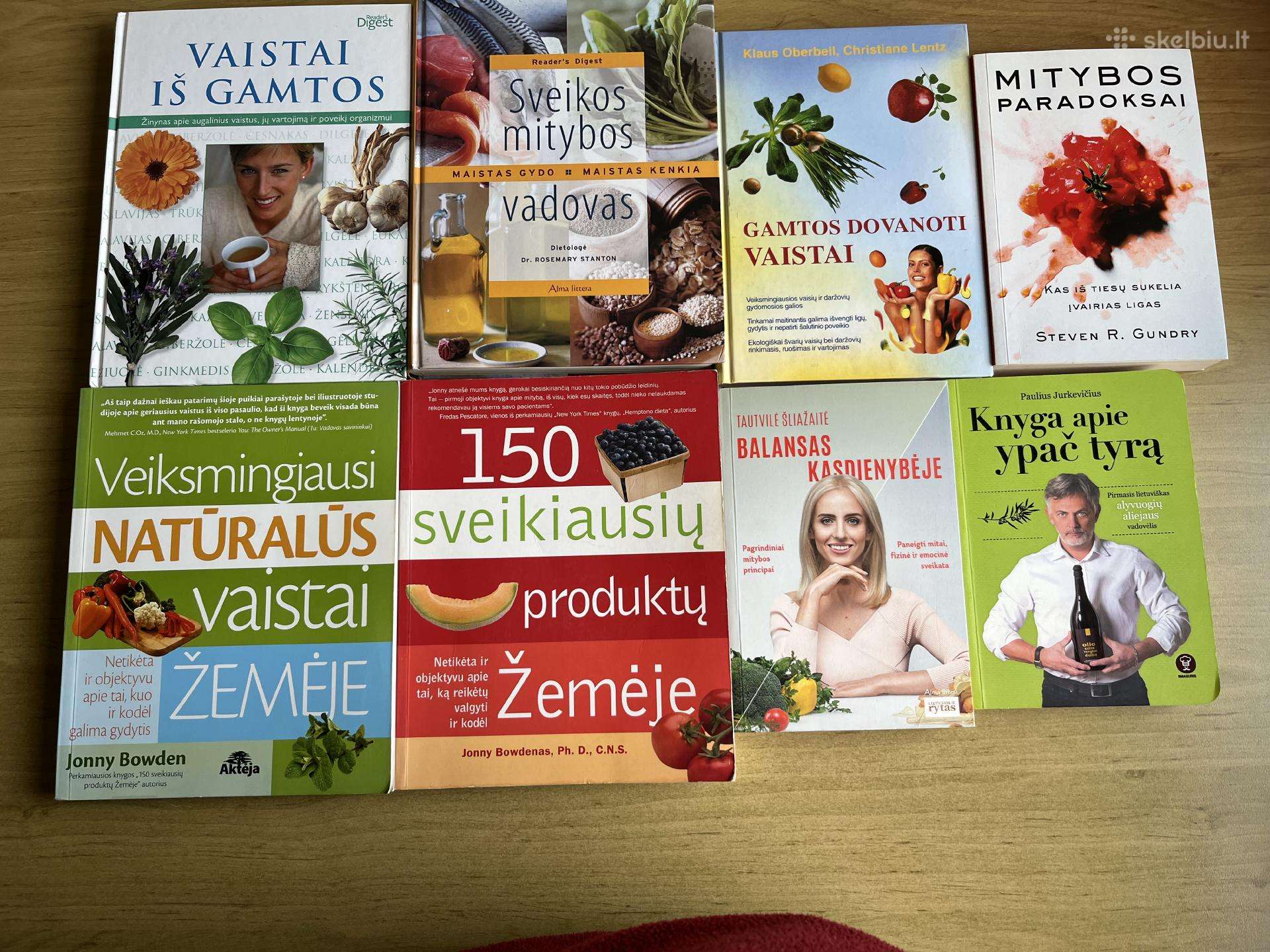 17-a knygų apie sveiką maistą ir sveiką gyvenseną