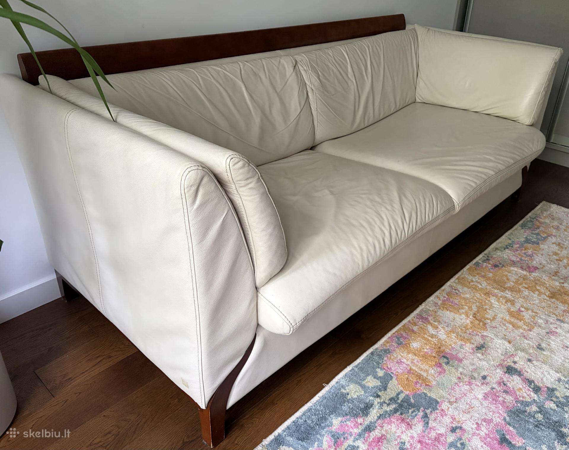 Parduodama sofa-lova su foteliu