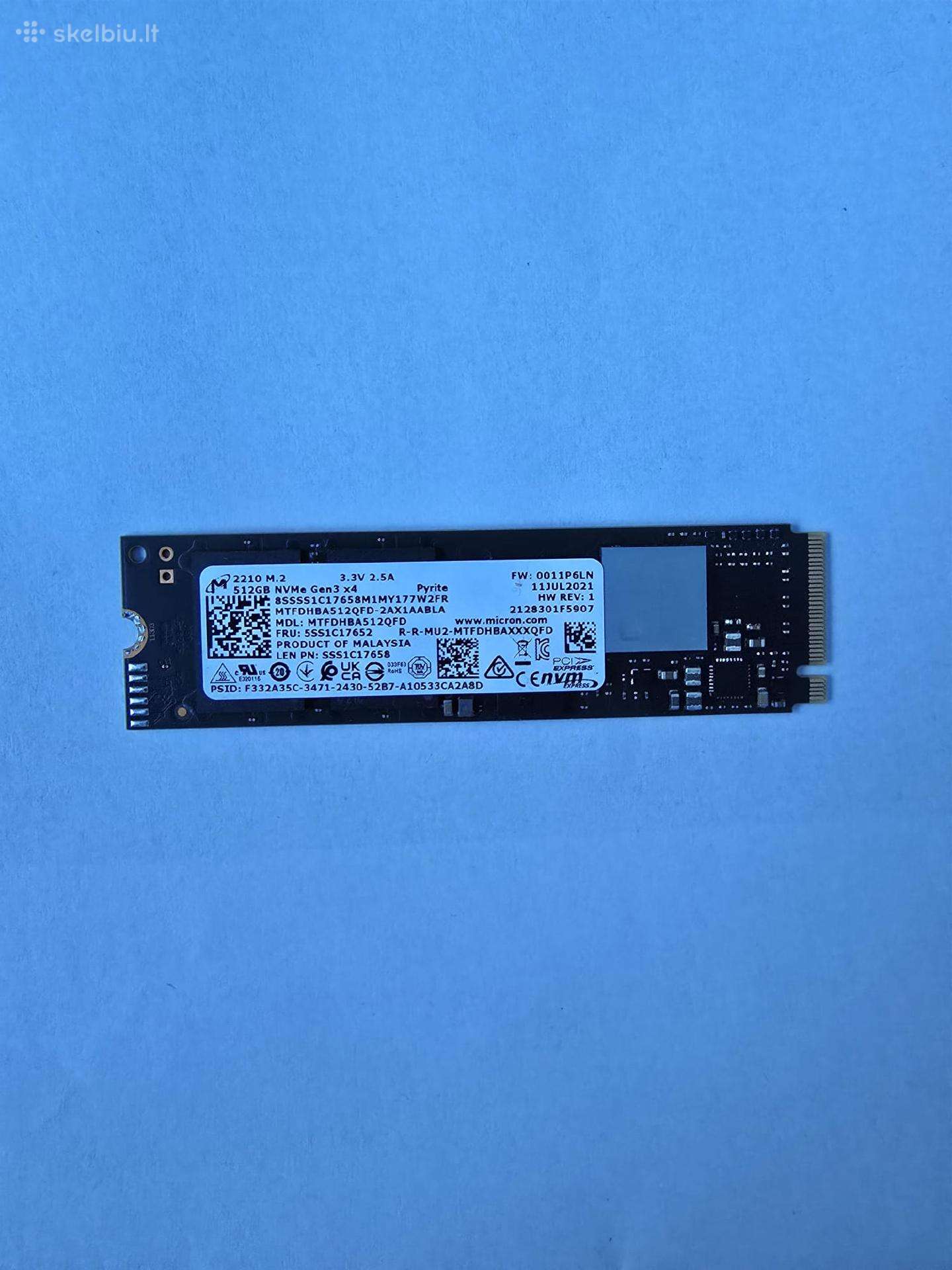 SSD 512 GB nvme M.2