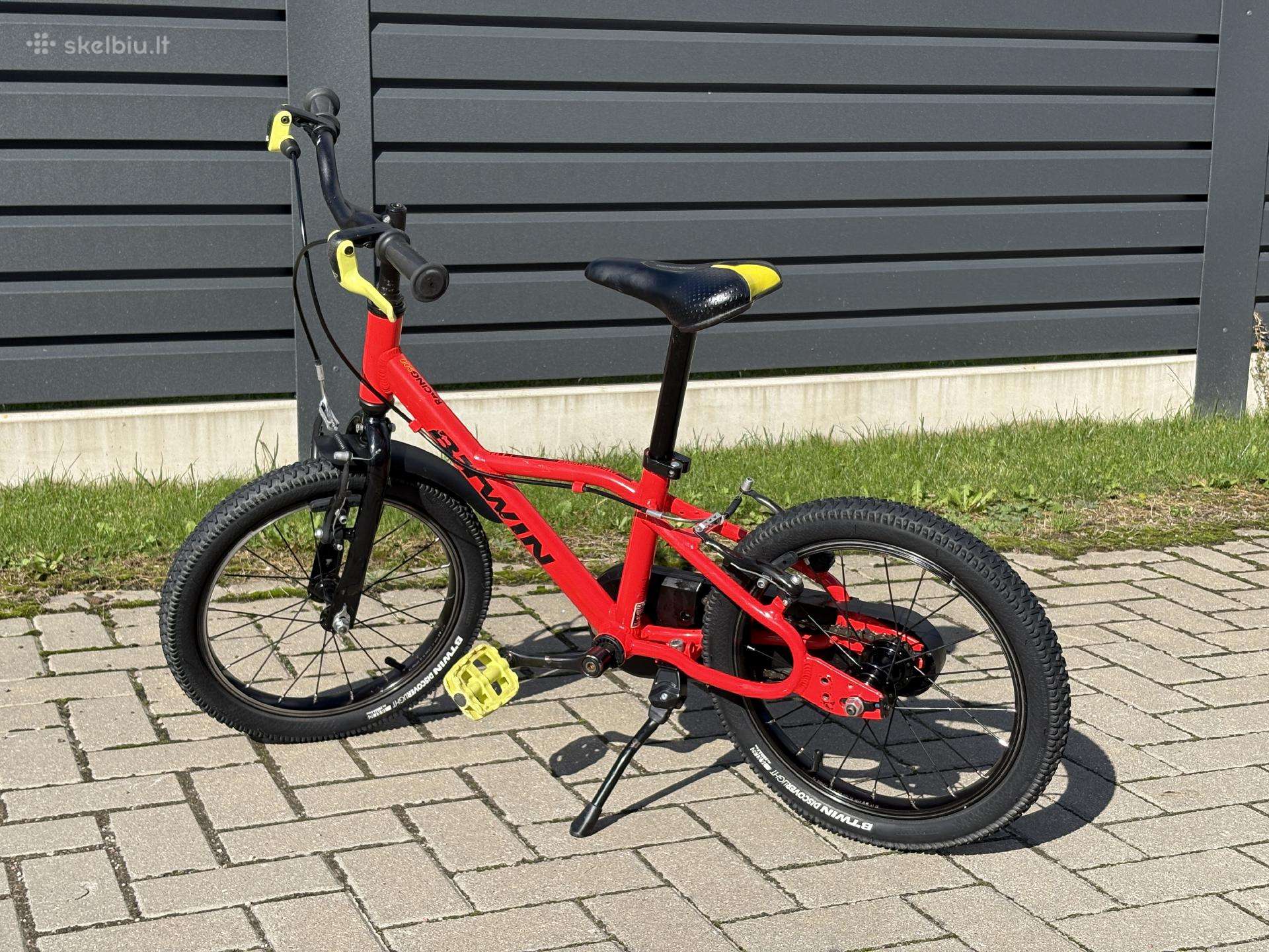 Vaikiškas dviratis 4-6 m vaikui B-twin Racing 900